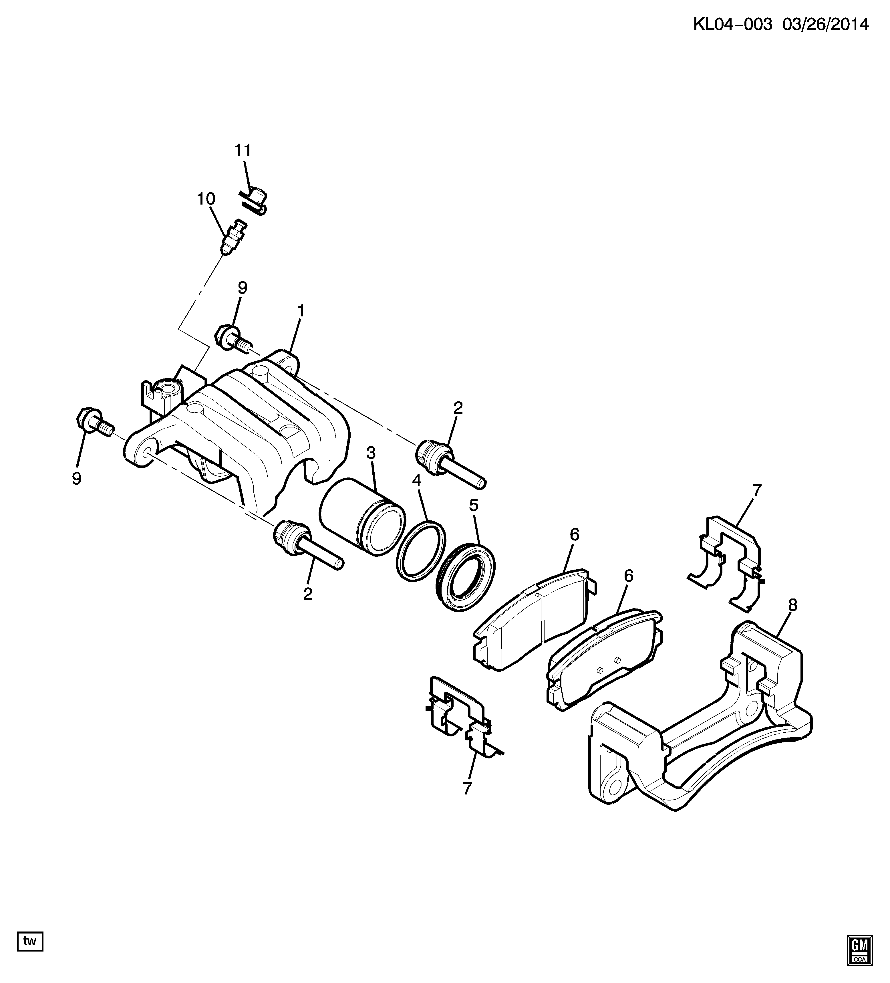 Vauxhall 96626007 - Set accesorii, placute frana parts5.com