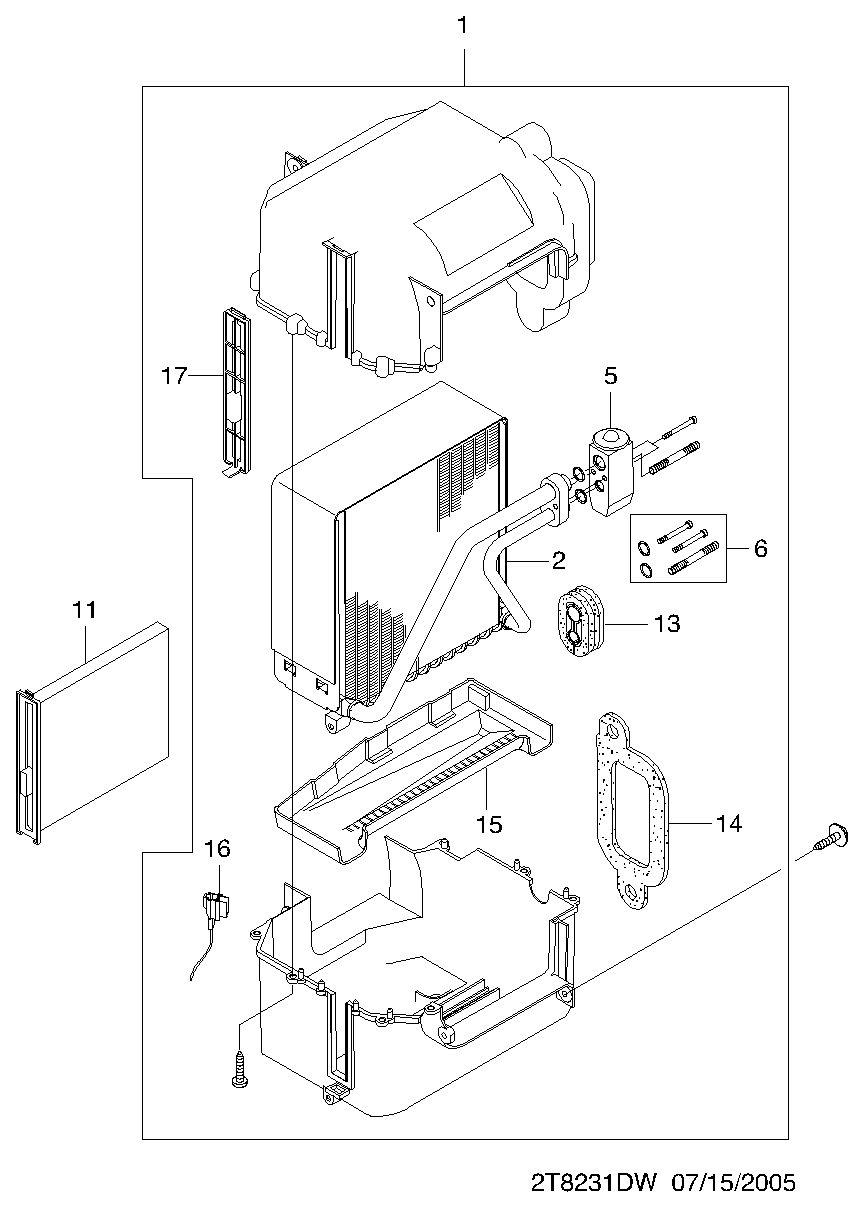 GMC 96962173 - Filter, interior air parts5.com