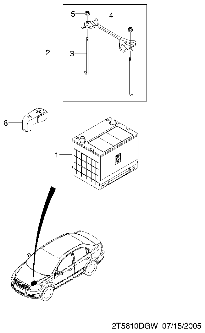 PEUGEOT 94576163 - Starterbatterie parts5.com