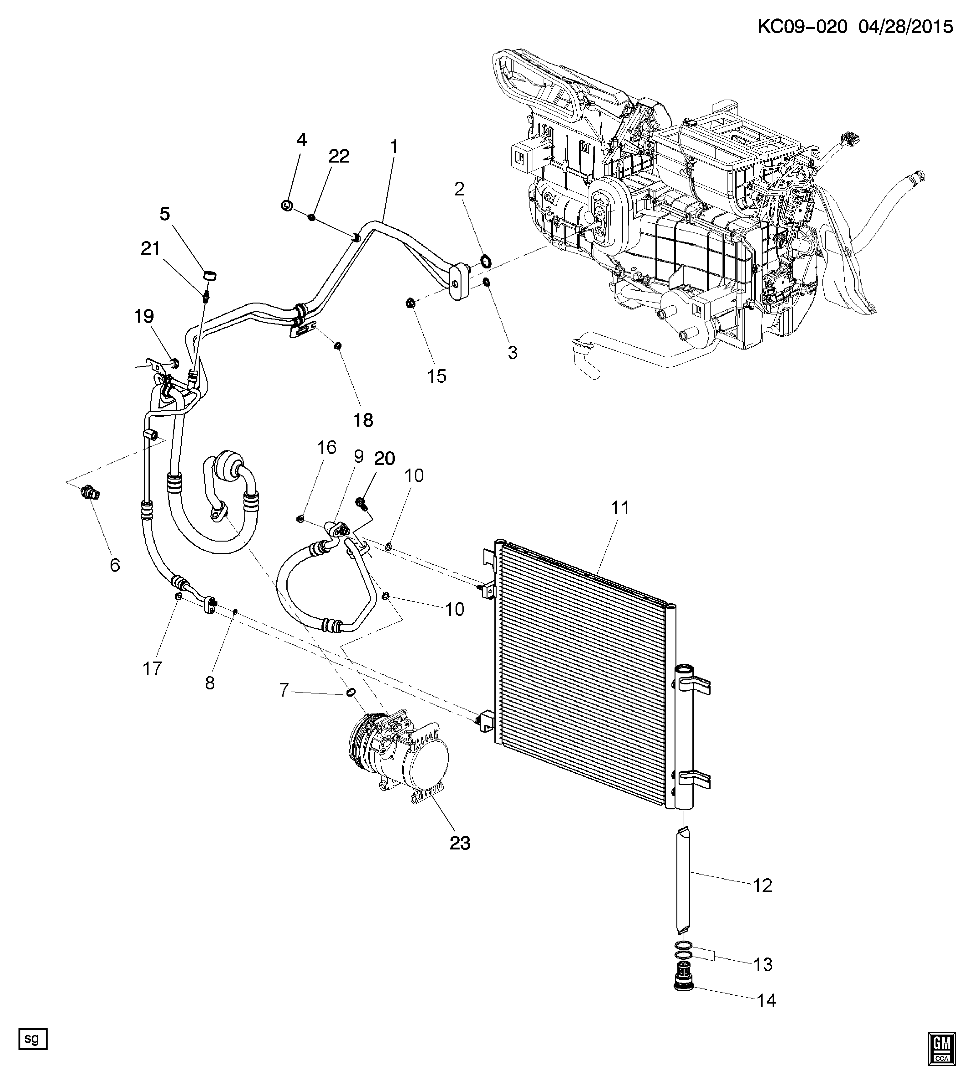 DAEWOO 94535504 - Komplet tesnil, hladilnik olja parts5.com