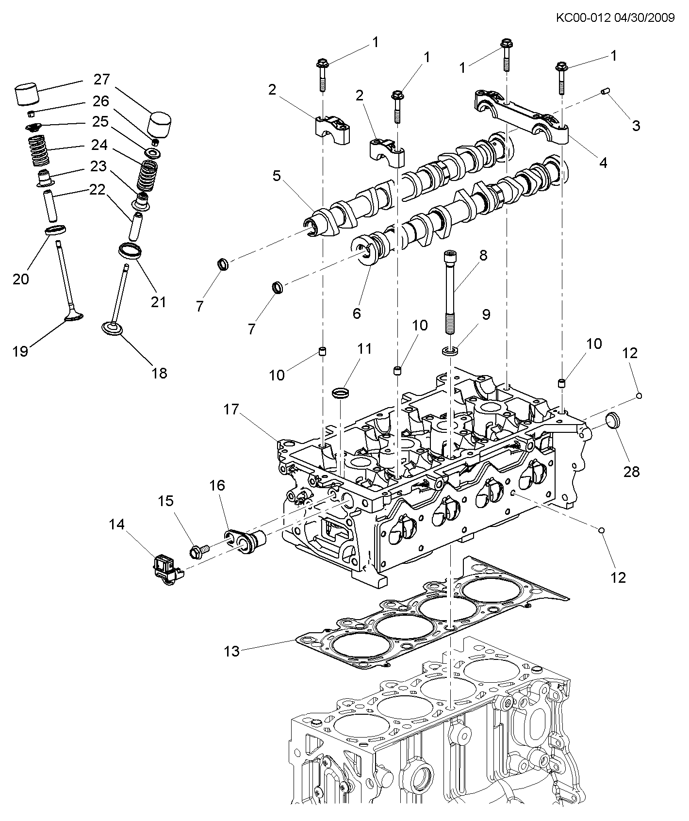 Chevrolet 25184787 - Senzor impulsuri, arbore cotit parts5.com