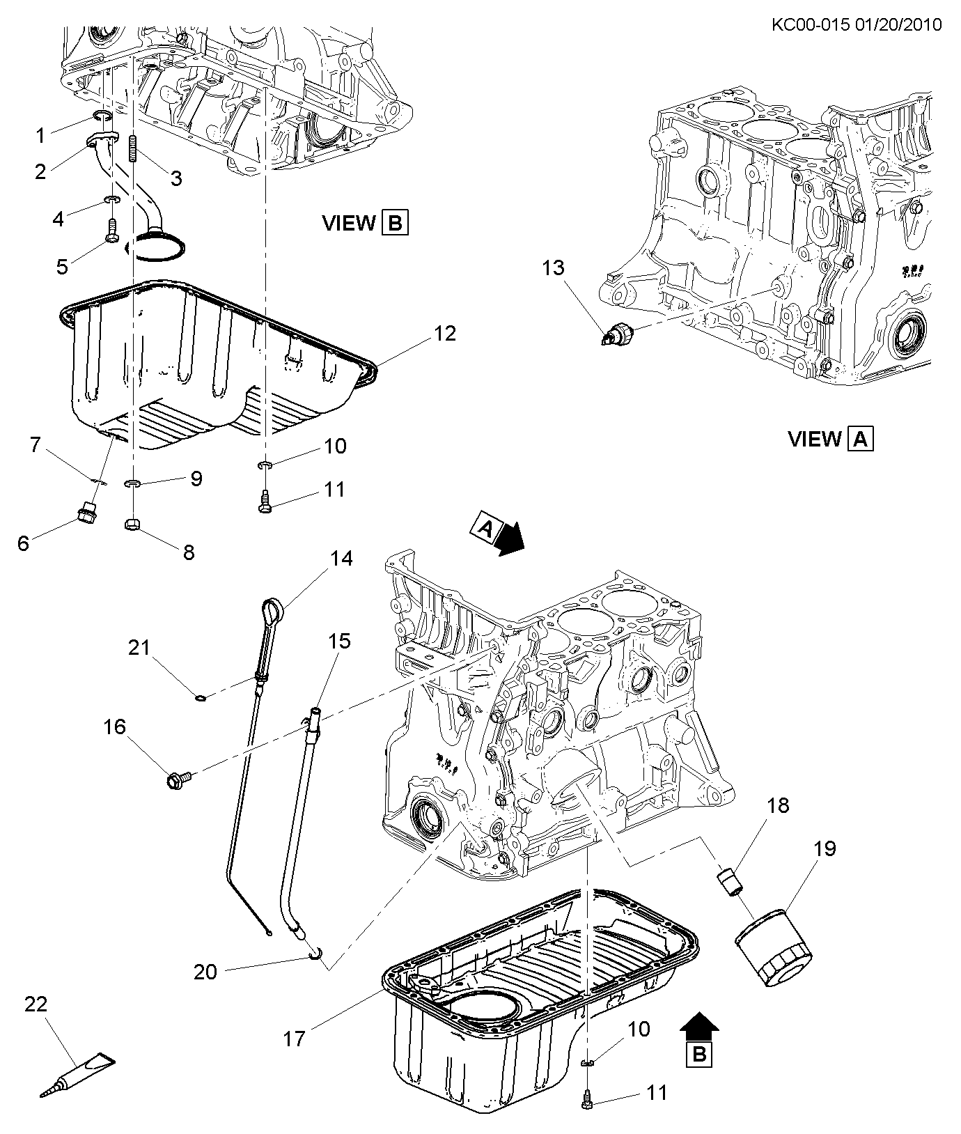 Chevrolet 25189669 - Sensor, Öldruck parts5.com