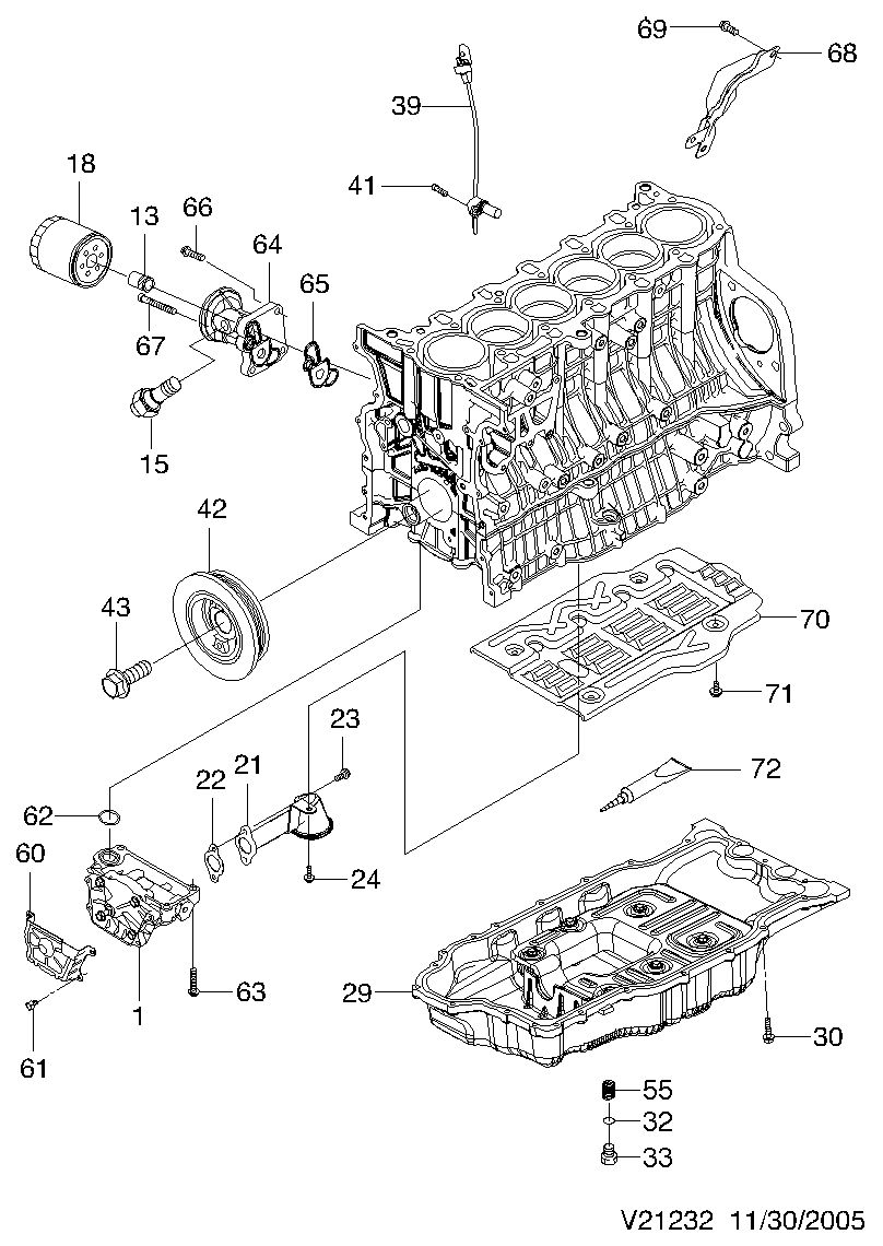 Chevrolet 25184029 - Ölfilter parts5.com