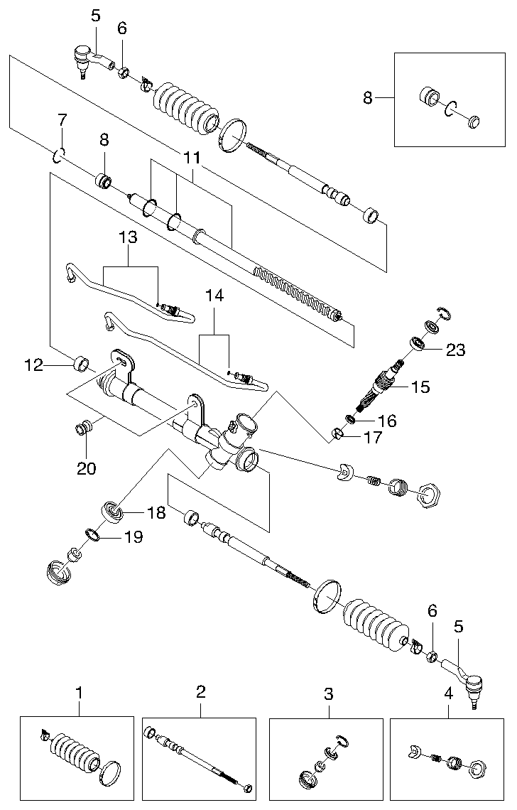 DAEWOO 96205809 - Cap de bara parts5.com