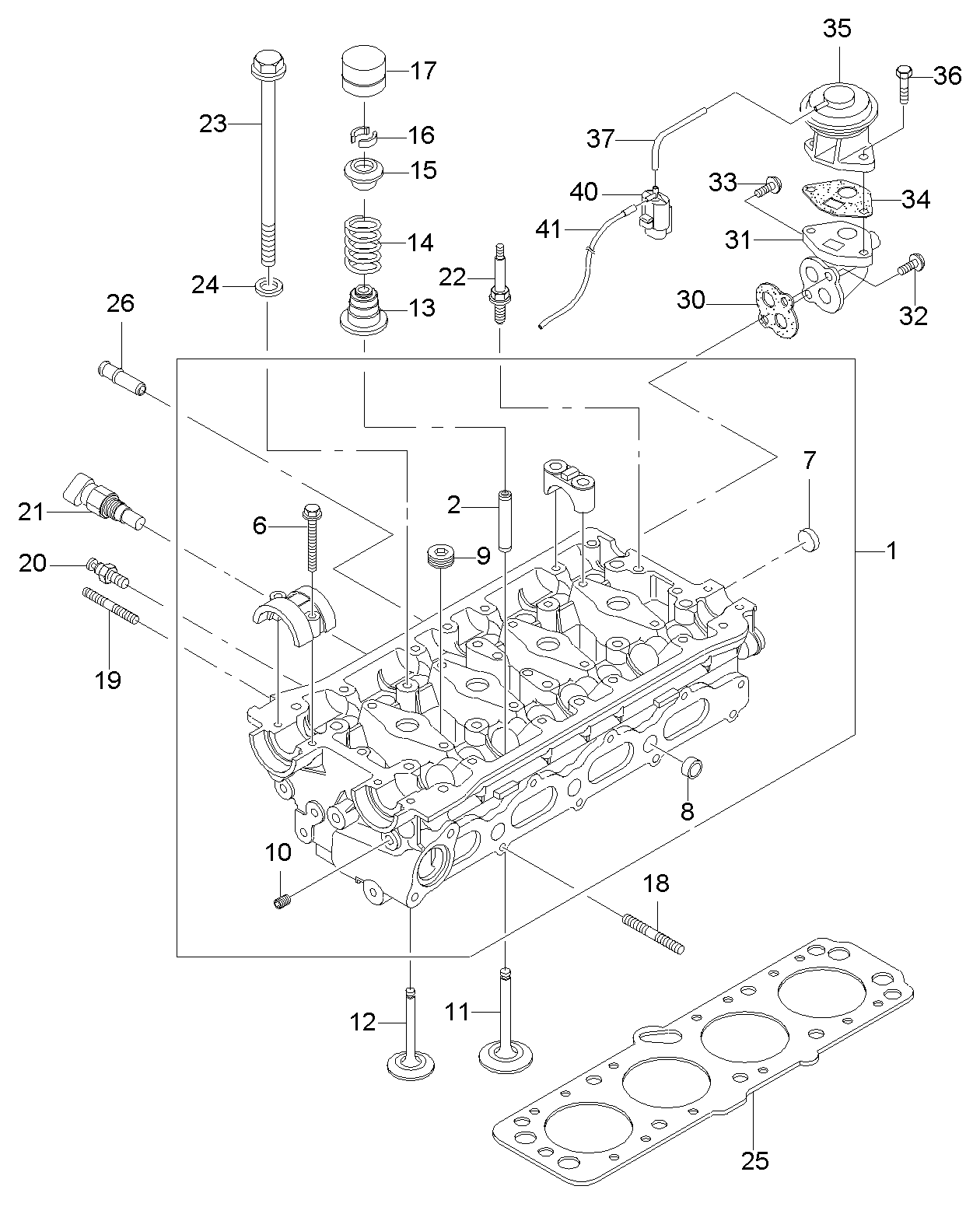 FORD 96103003 - Uszczelka, głowica cylindrów parts5.com