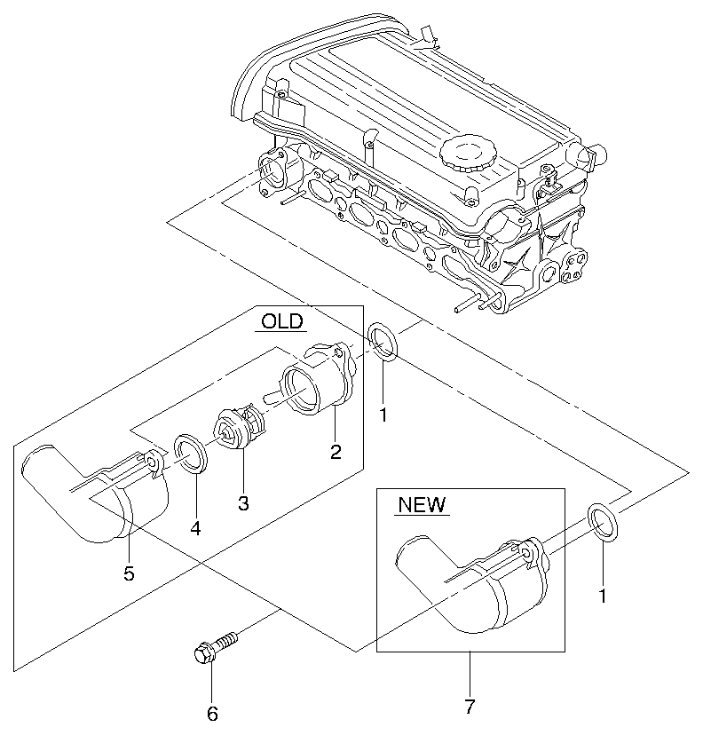 Chevrolet 96143939 - Termostat,lichid racire parts5.com