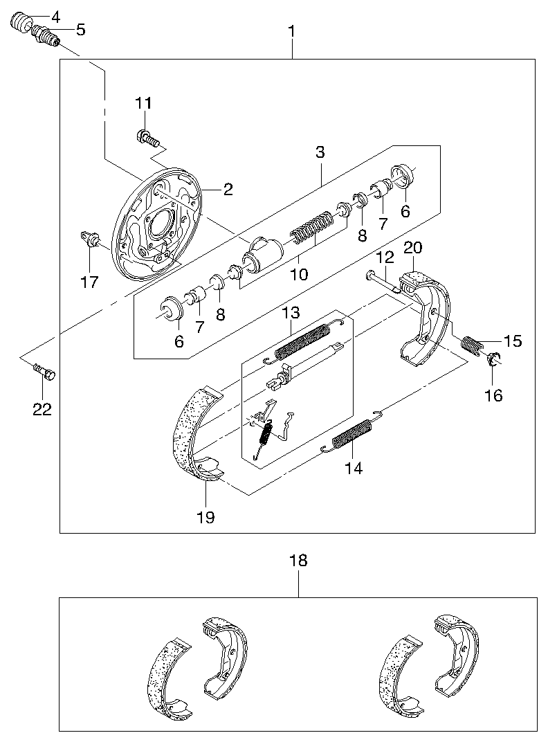 Chevrolet 96312155 - Cilindru receptor frana parts5.com