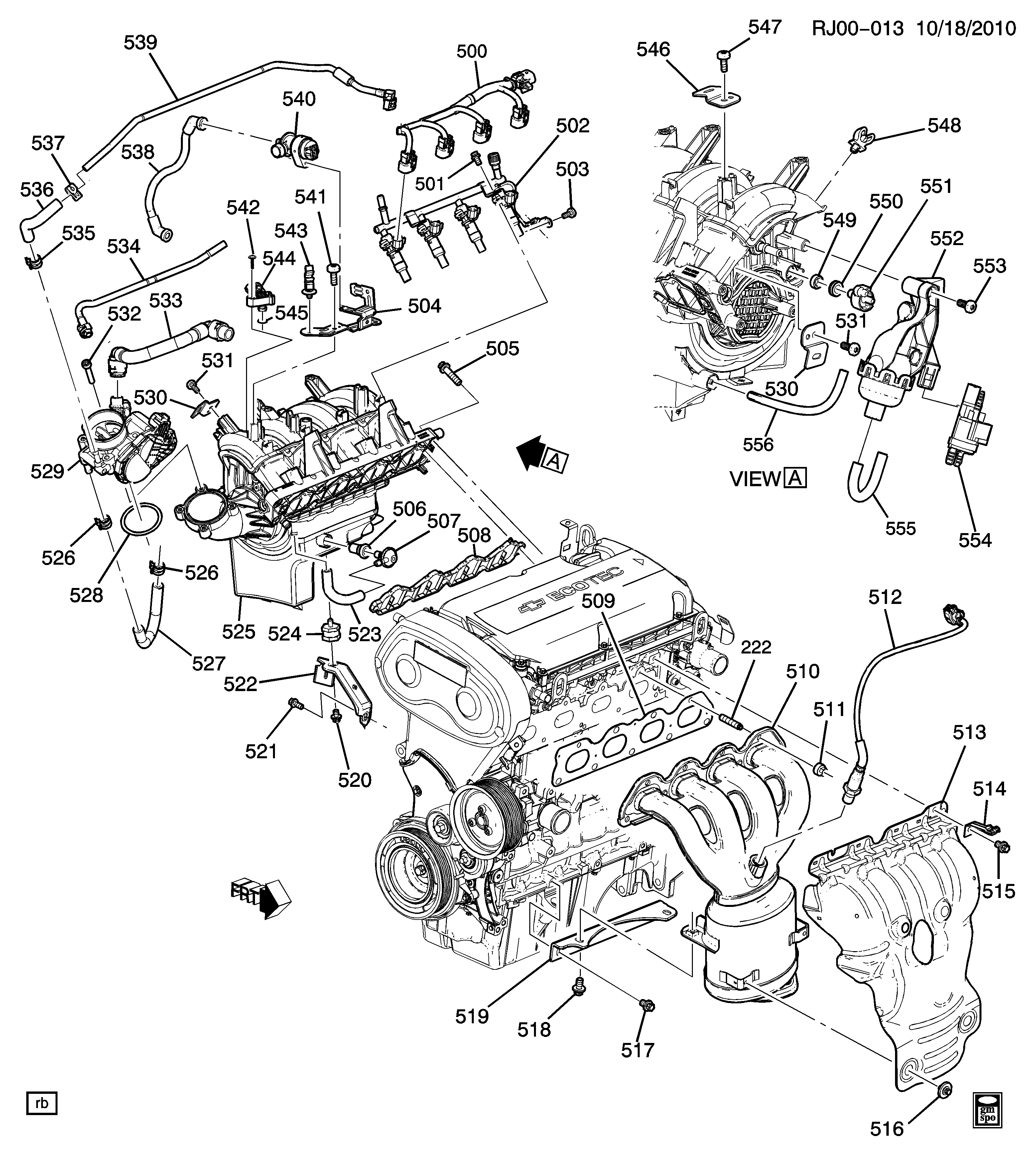 Chevrolet 55562205 - Sonda Lambda parts5.com