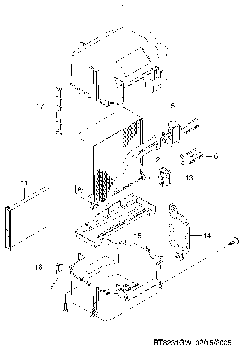 OM 96539649 - Filter, interior air parts5.com