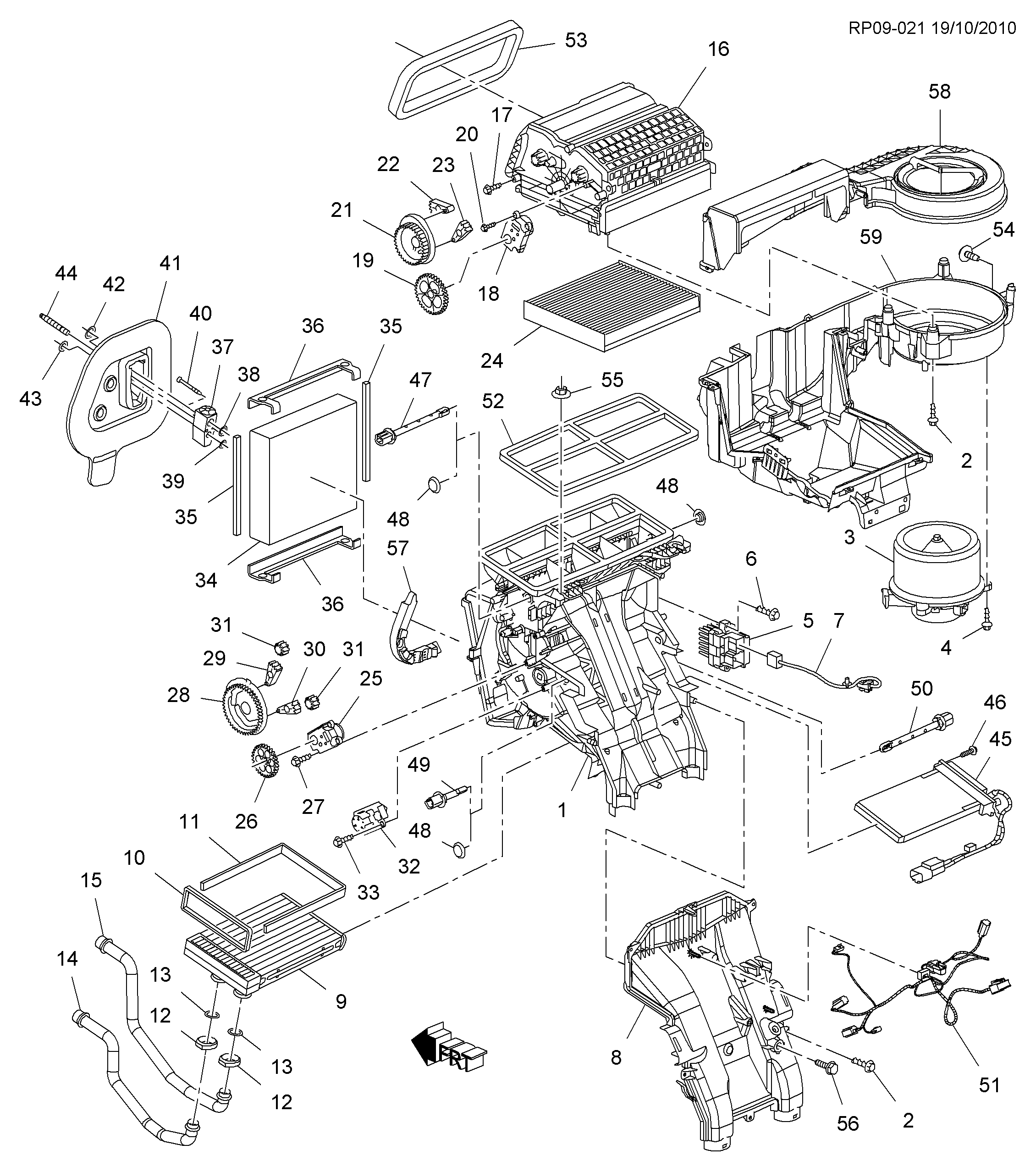 Cadillac 13271190 - Filtre, air de l'habitacle parts5.com