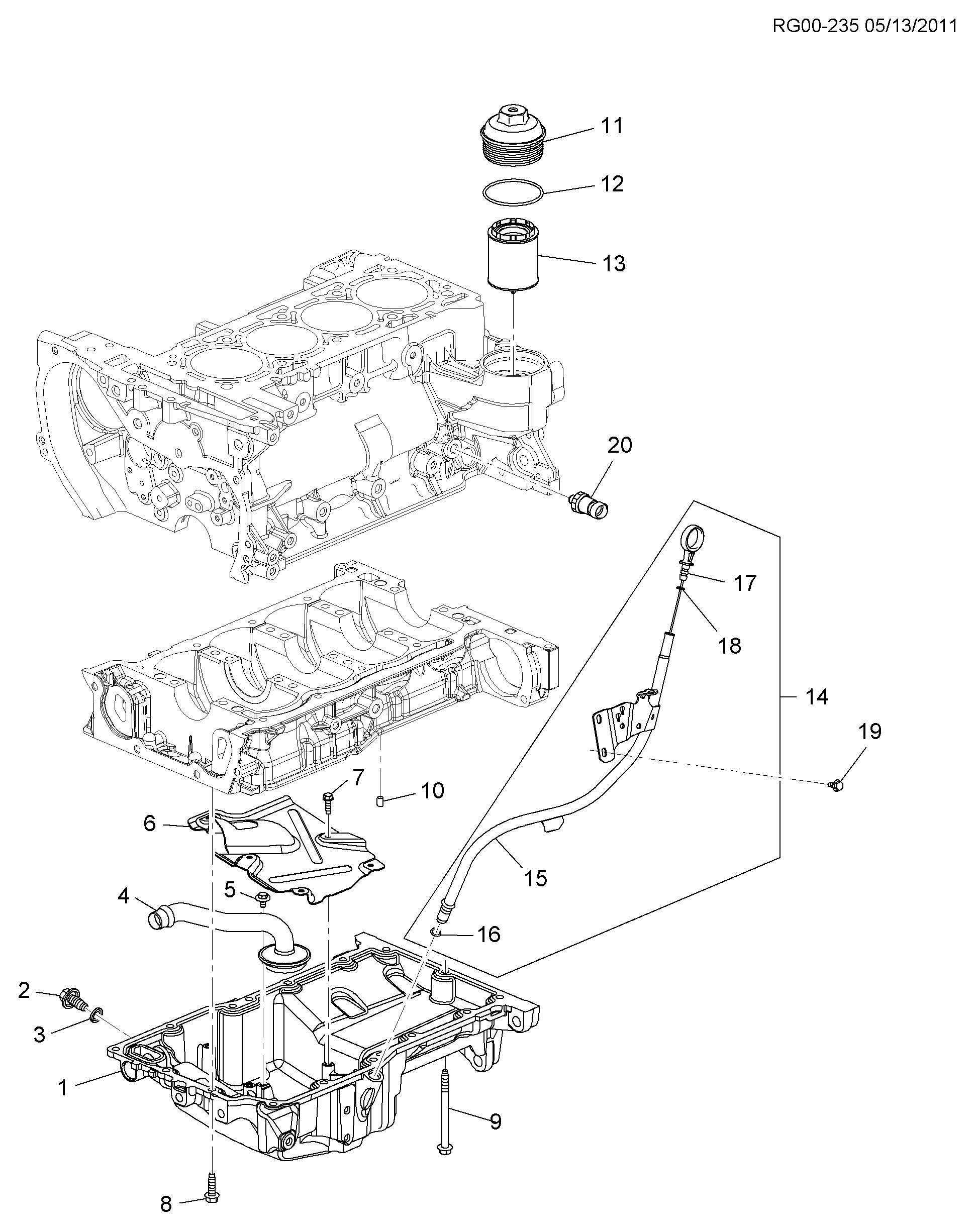 Opel 11562588 - Sealing Plug, oil sump parts5.com