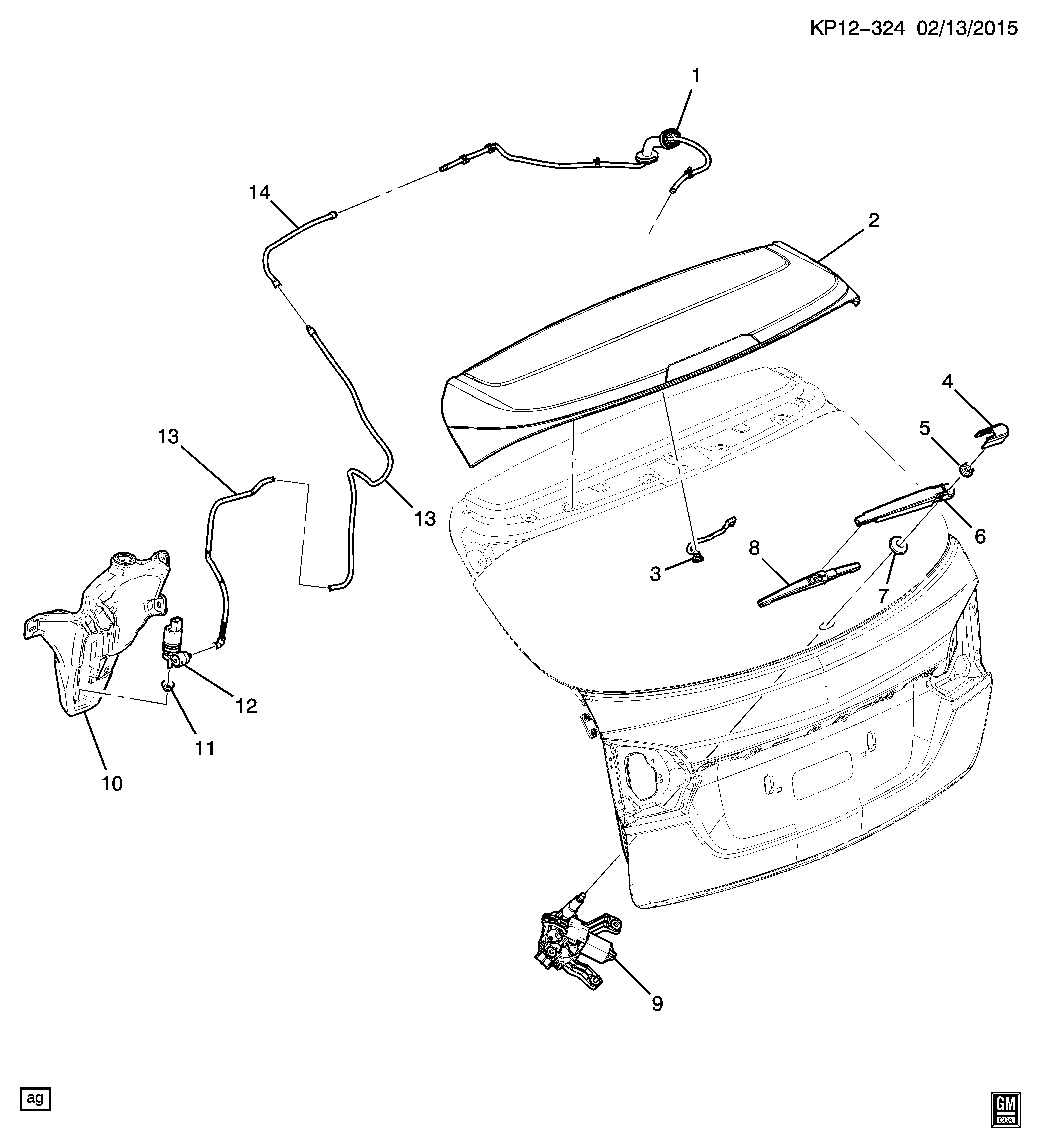 Opel 13250357 - Čerpadlo ostrekovača skiel parts5.com