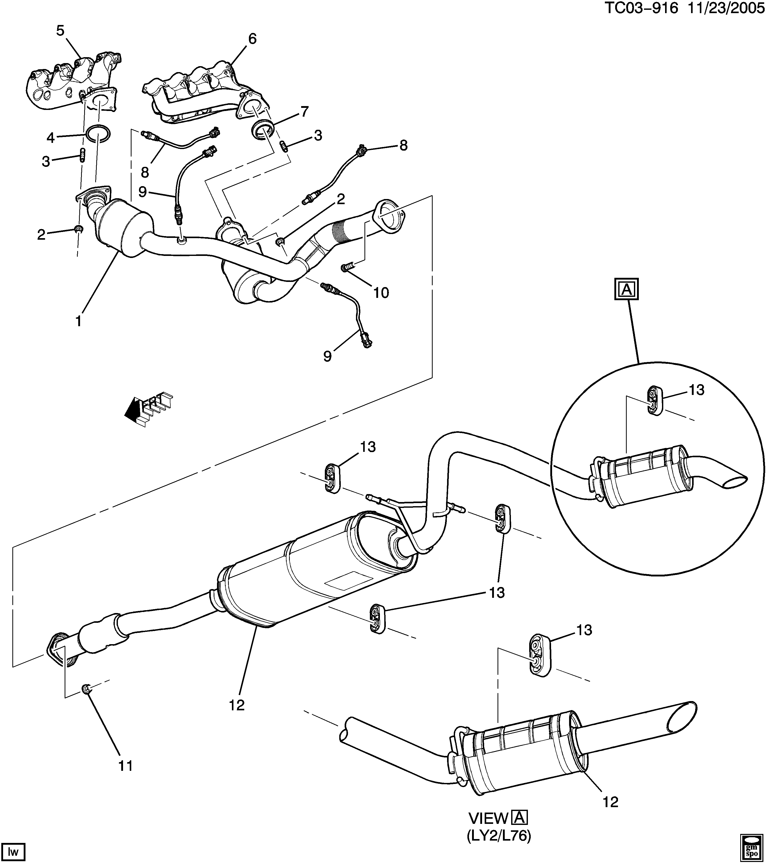 GMC 12589321 - Sonda Lambda parts5.com