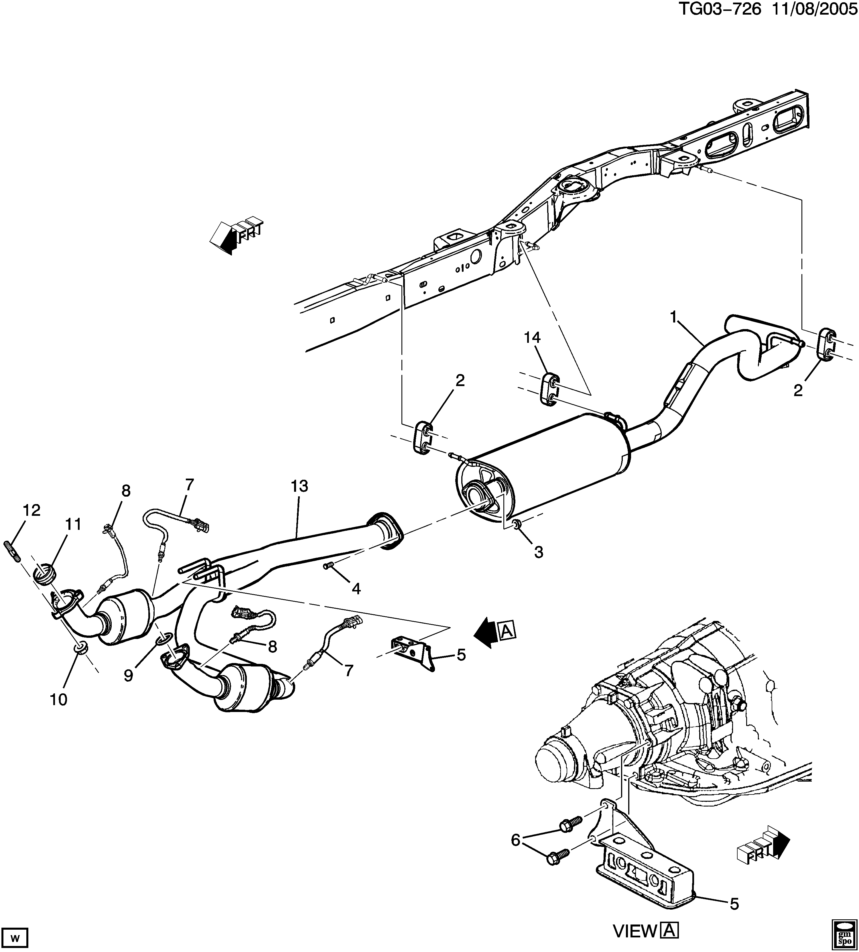 Chevrolet 12599204 - Lambda Sensor parts5.com