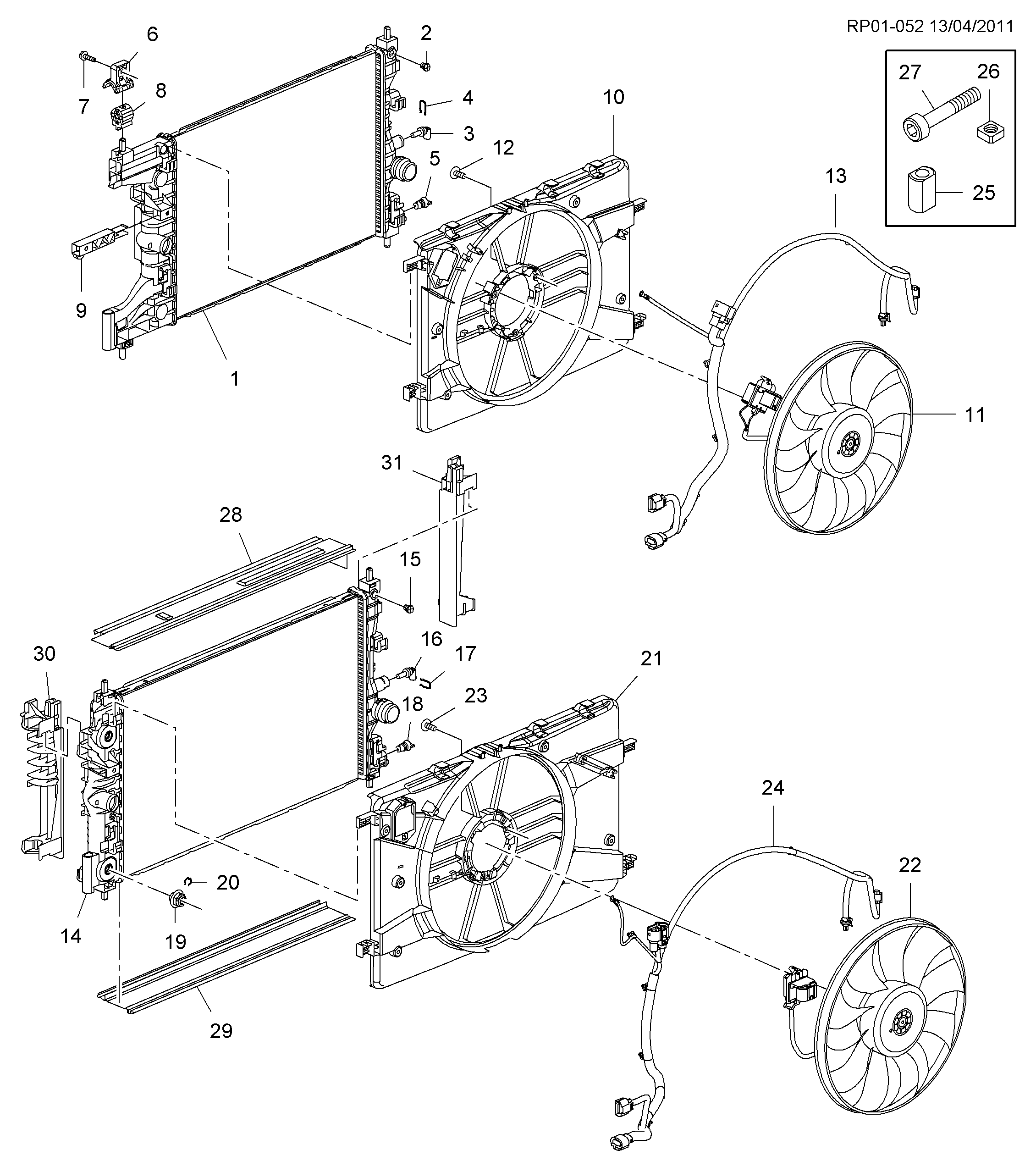 Chevrolet 55591002 - Senzor, temperatura hladilnega sredstva parts5.com