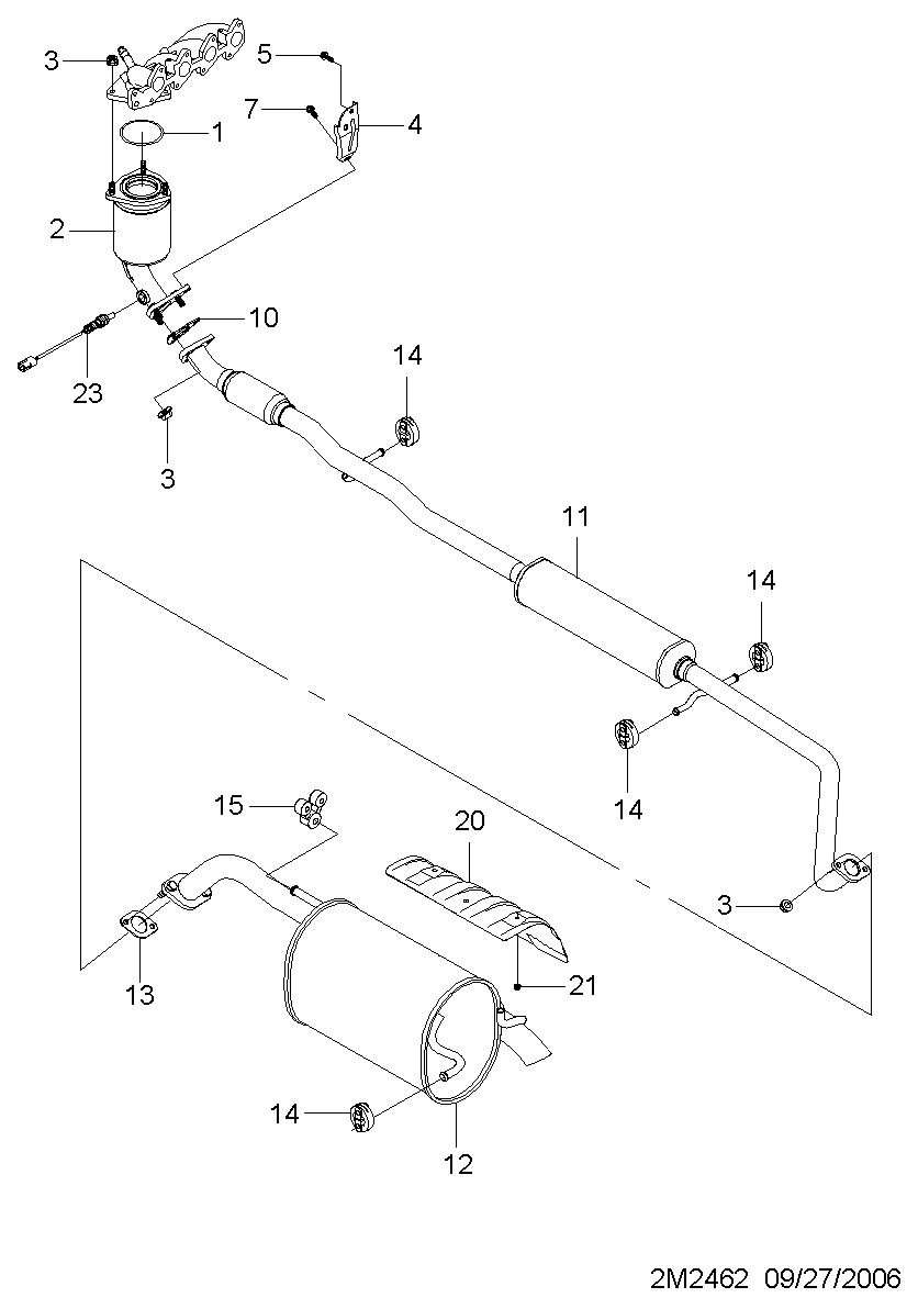 Chevrolet 96415640 - Lamda-sonda parts5.com