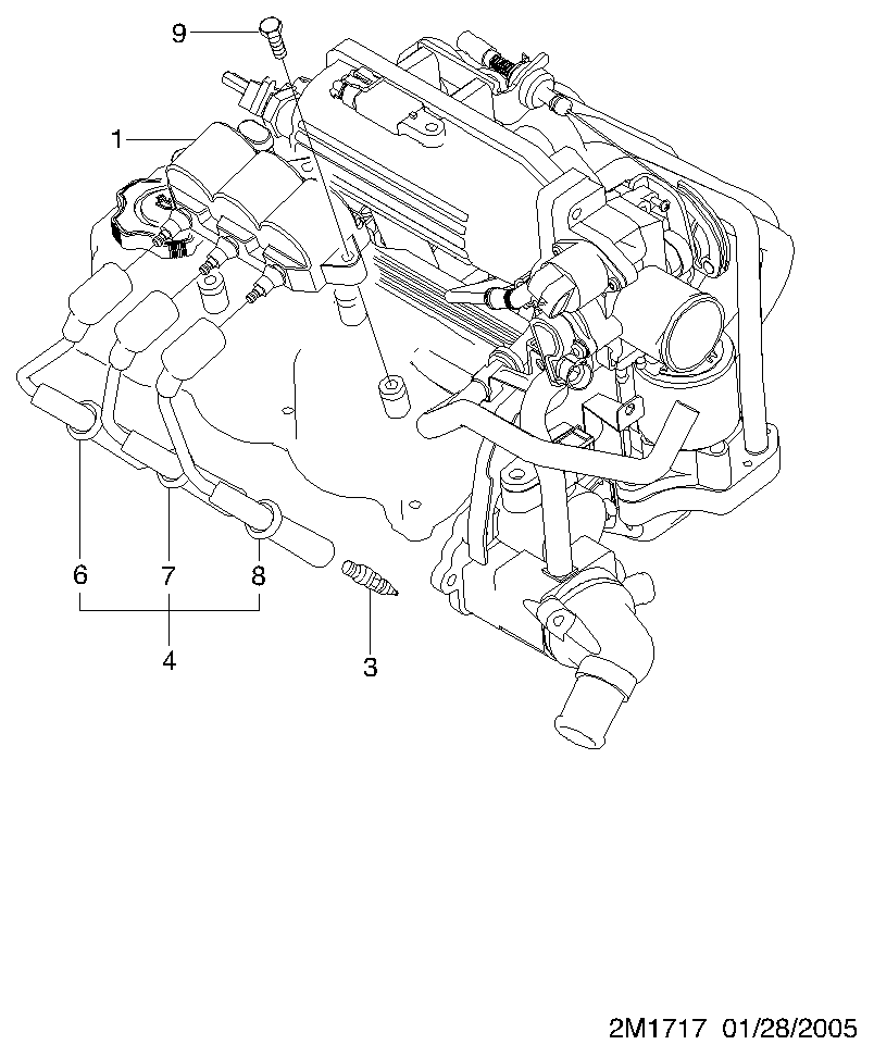 DAEWOO 94535748 - Свеча зажигания parts5.com