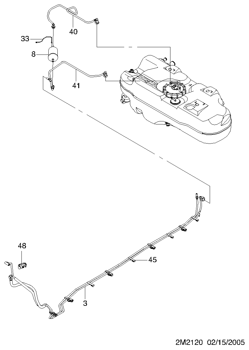 DAEWOO 96 503 420 - Φίλτρο καυσίμου parts5.com