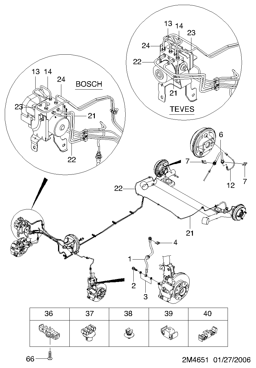 DAEWOO 96568065 - Brake Hose parts5.com