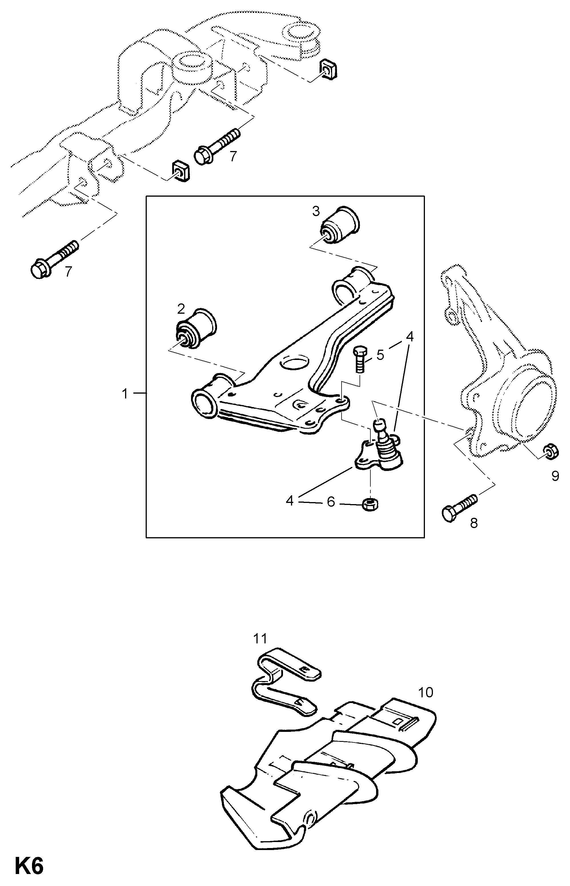 Oldsmobile 352357 - Suport,trapez parts5.com