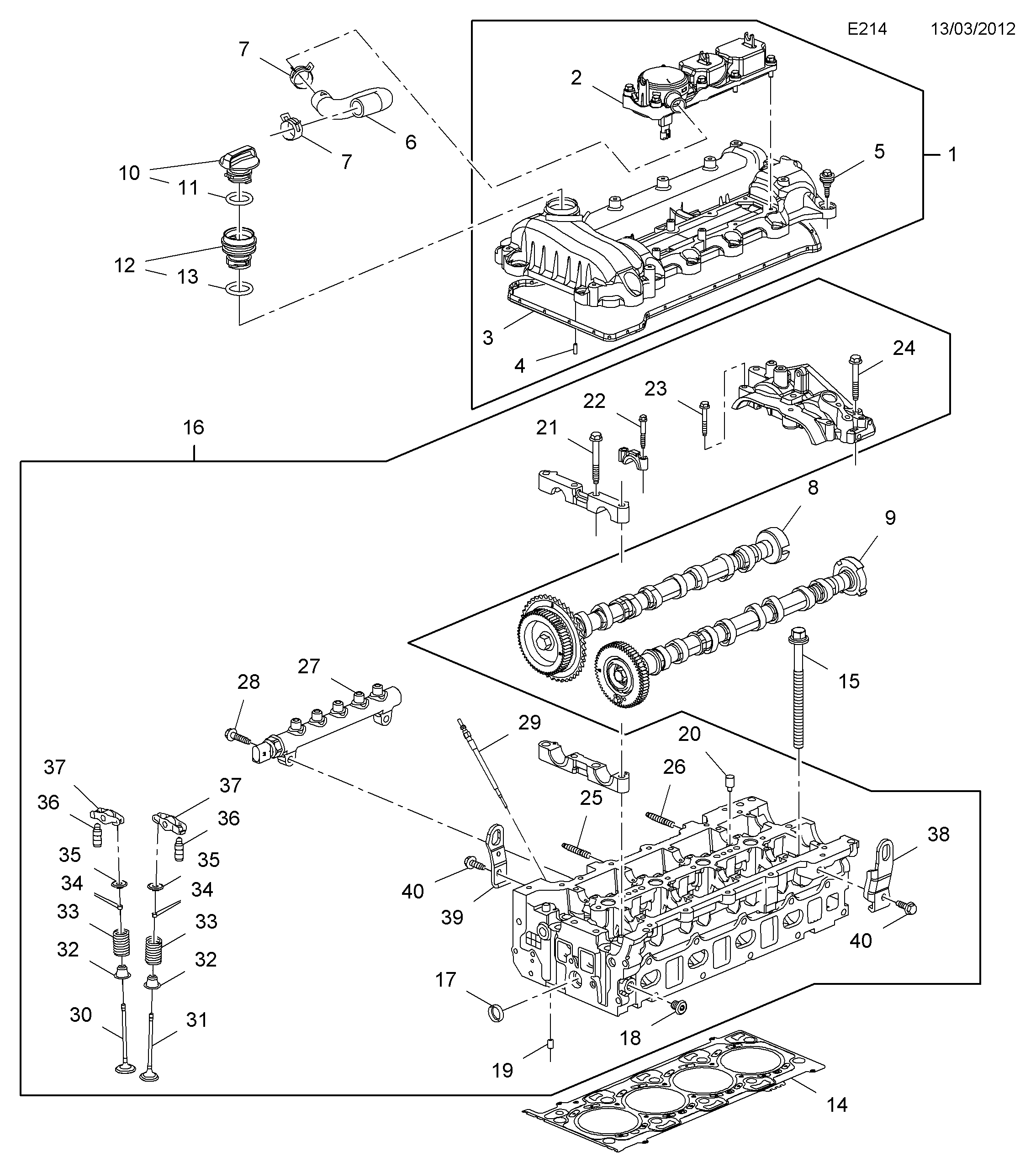 Opel 6 40 039 - Толкатель, гидрокомпенсатор parts5.com