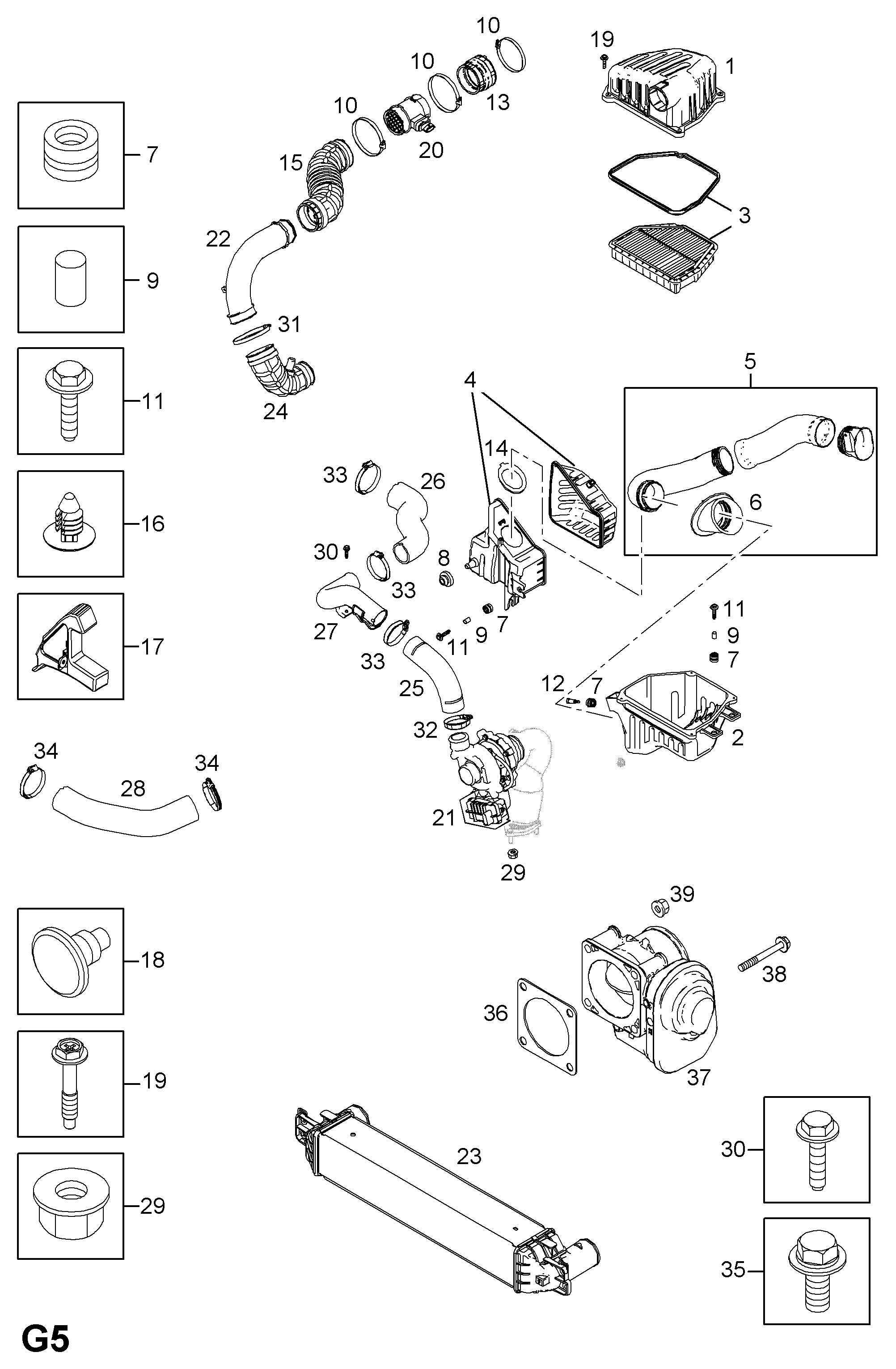 Opel 4805224 - Nut, exhaust manifold parts5.com