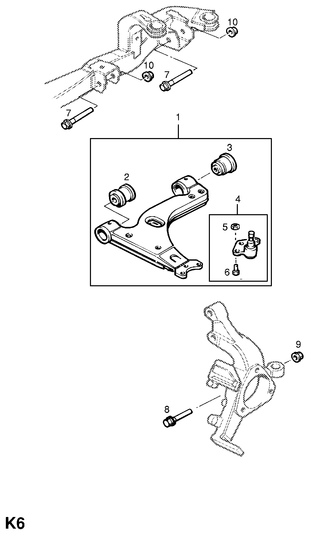 Vauxhall 5352017 - Brat, suspensie roata parts5.com