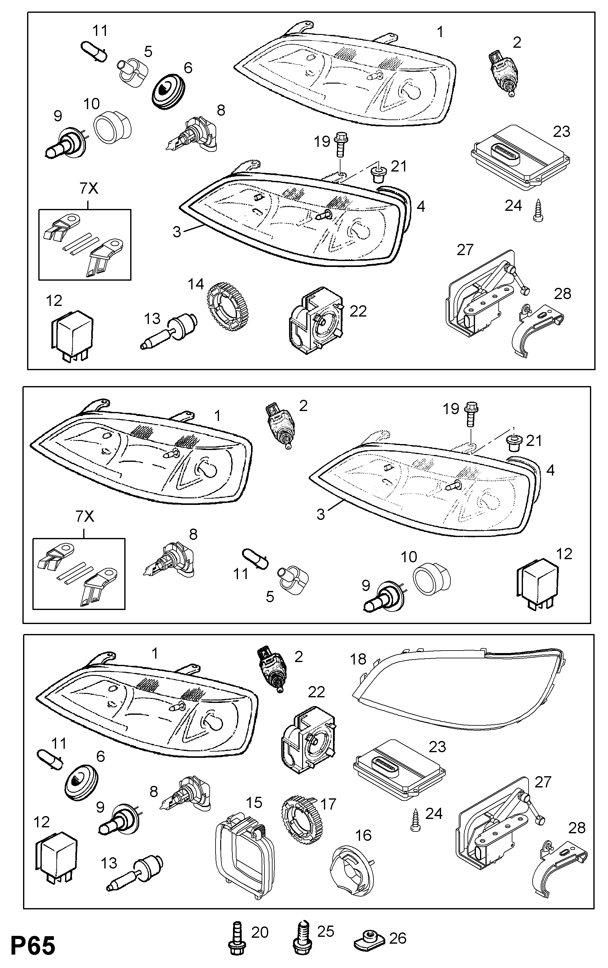 Opel 62 35 086 - Ignitor, gas discharge lamp parts5.com