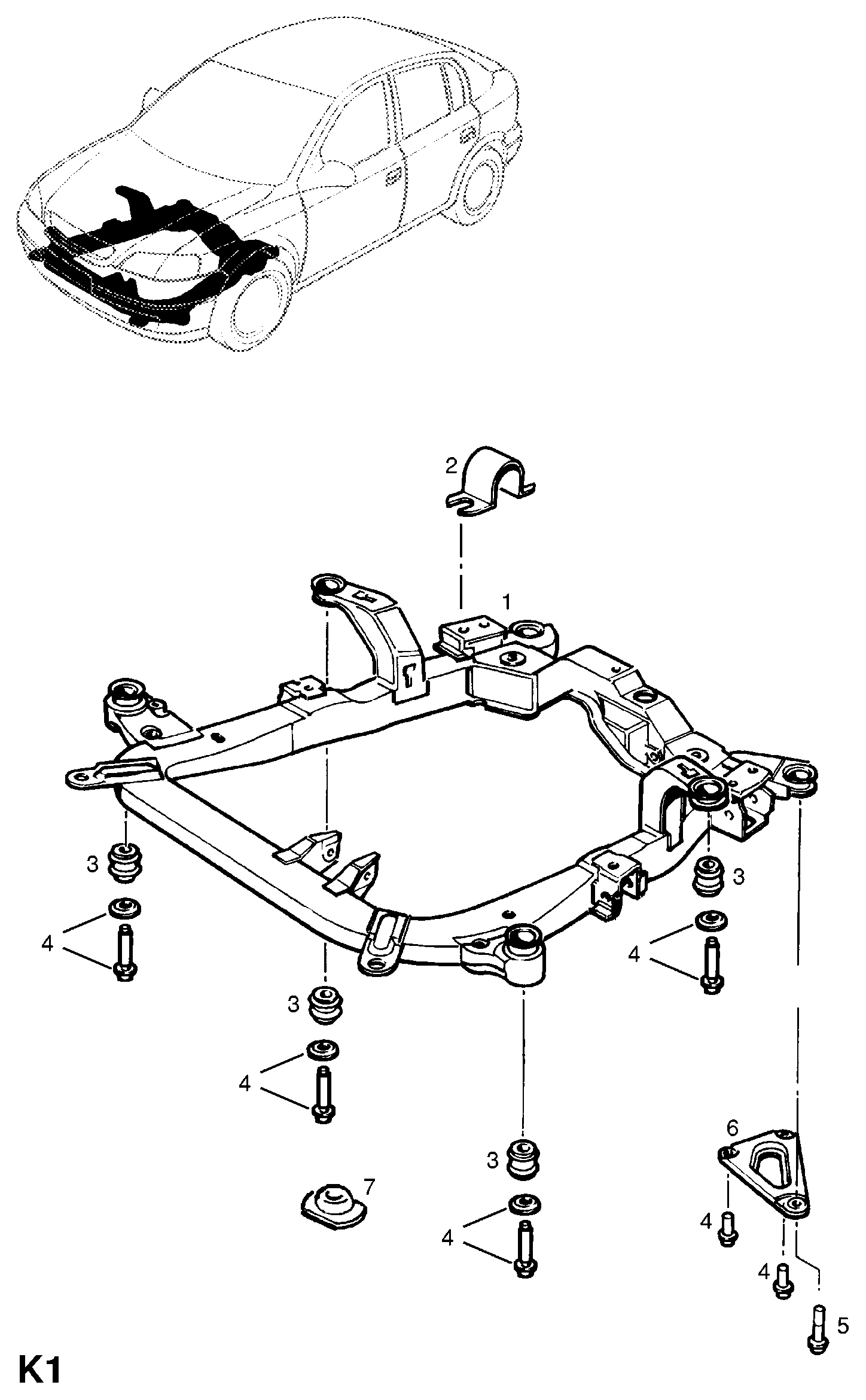 Vauxhall 3 02 290 - Suport,trapez parts5.com