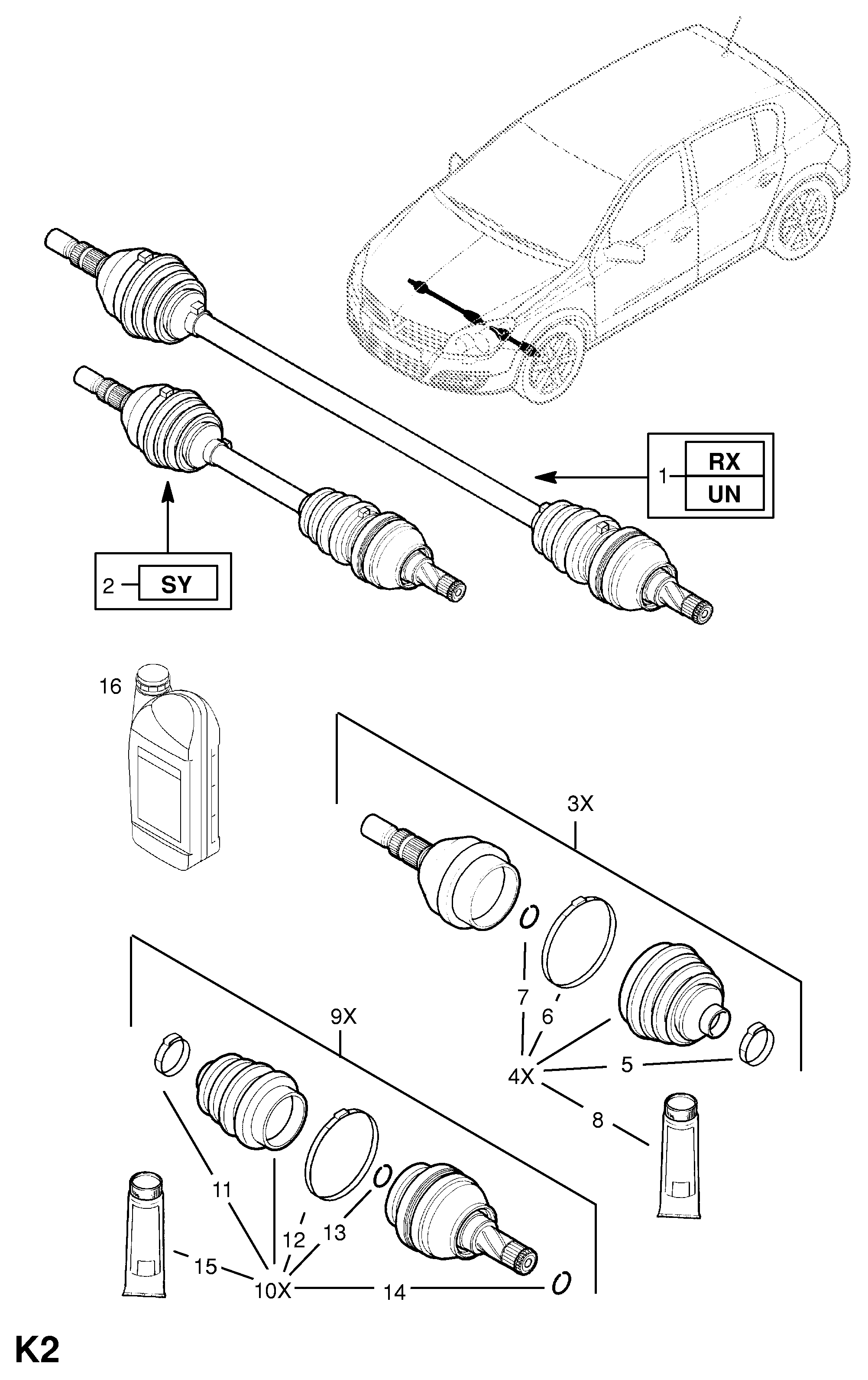 Opel 1603276 - Burduf cauciuc, articulatie planetara parts5.com