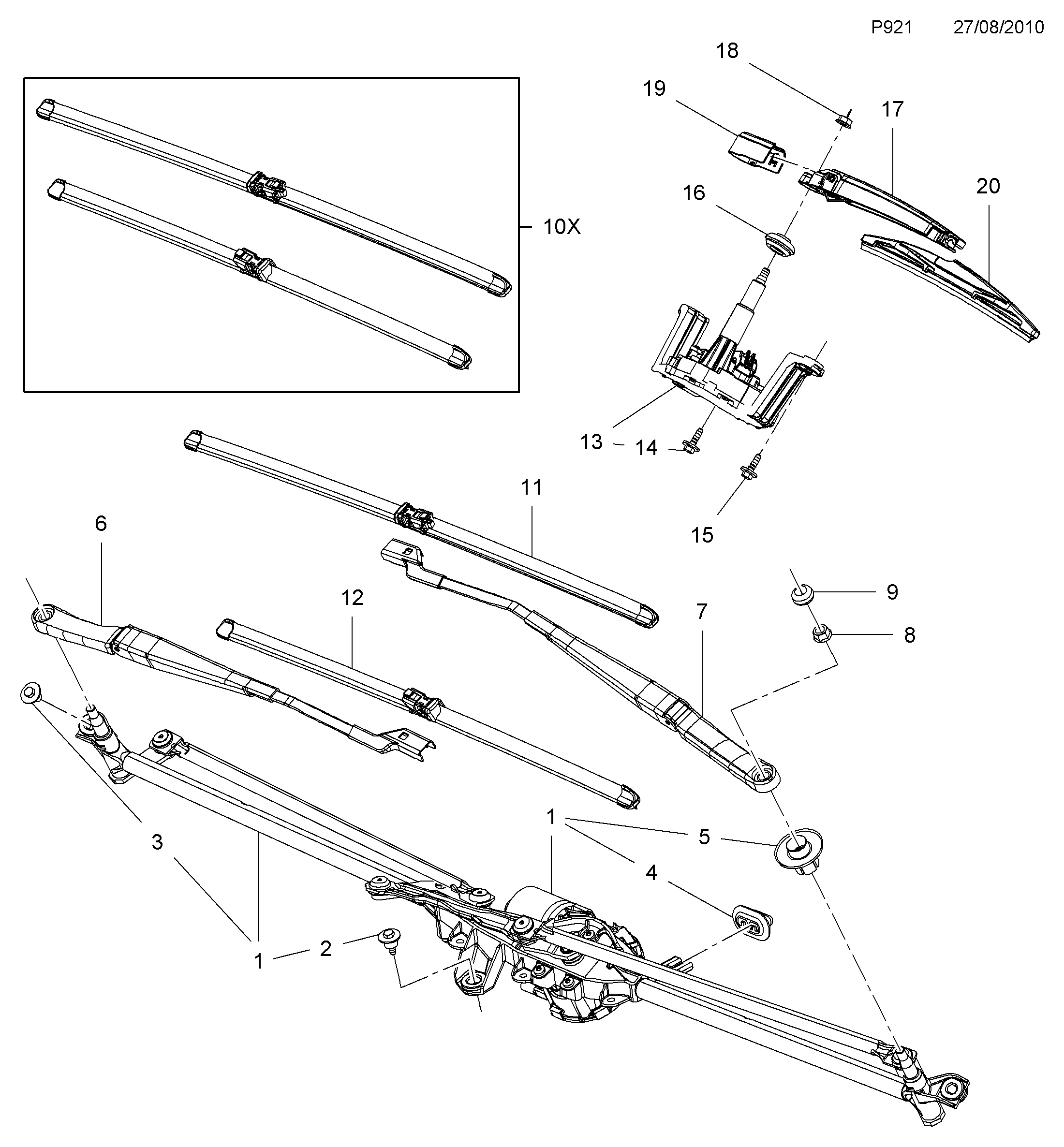 Vauxhall 1272006 - Silecek süpürgesi parts5.com