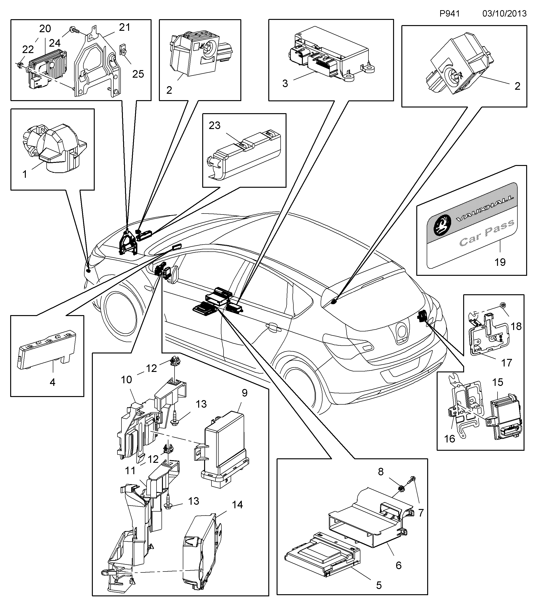 Opel 12 36 284 - Sensor, temperaura exterior parts5.com