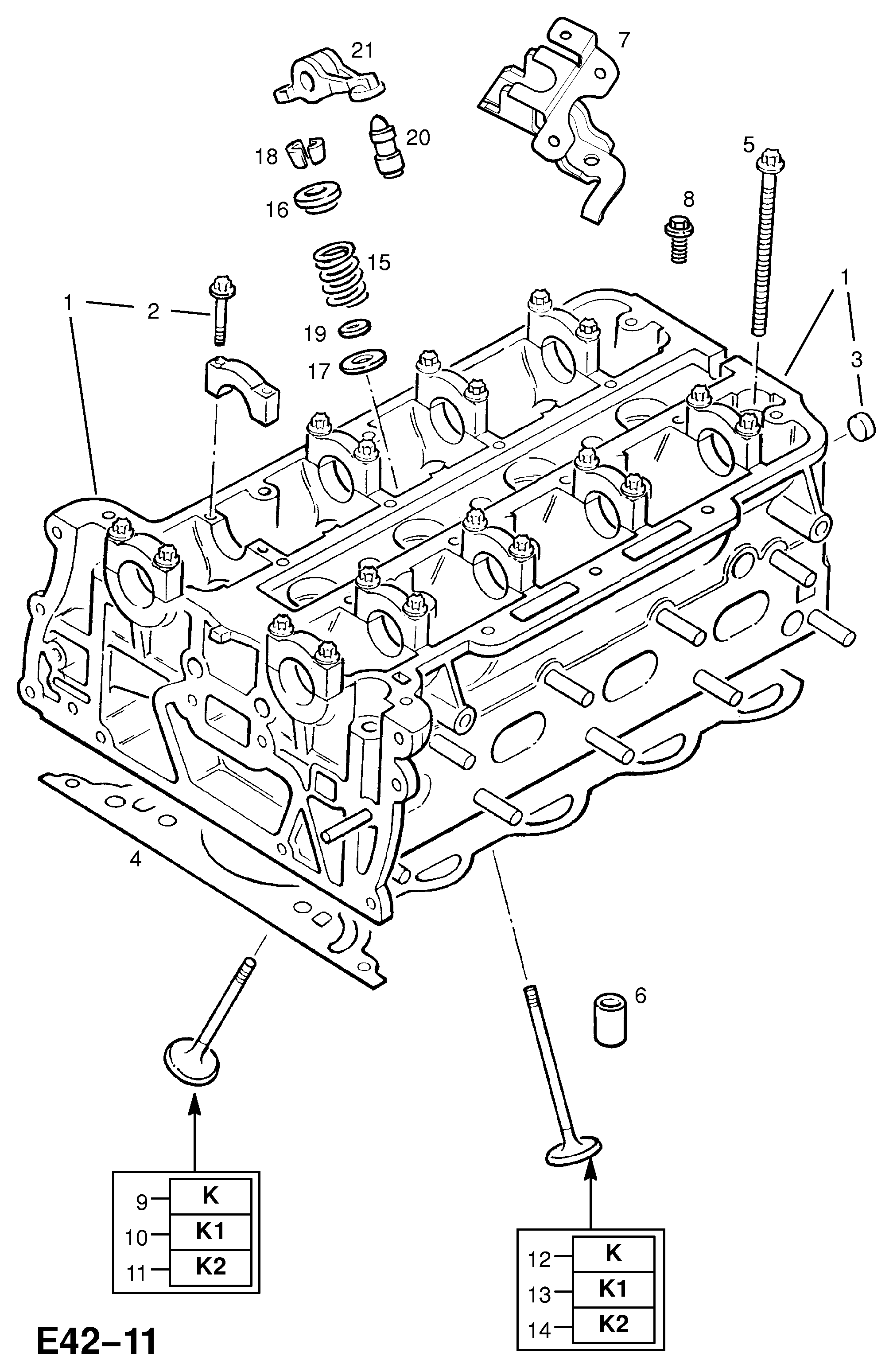 Opel 641365 - Supapa evacuare parts5.com