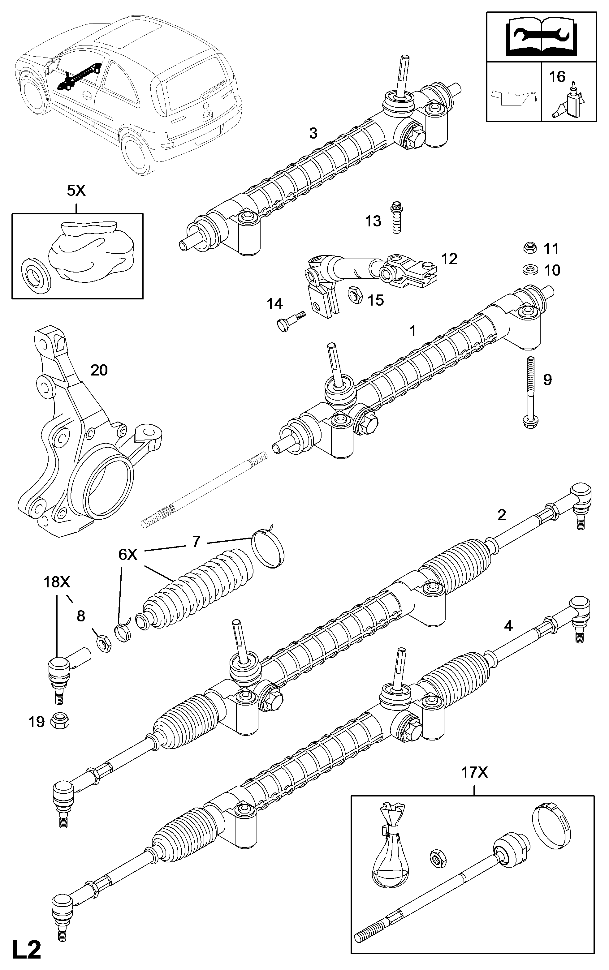 Vauxhall 1603009 - Cap de bara parts5.com