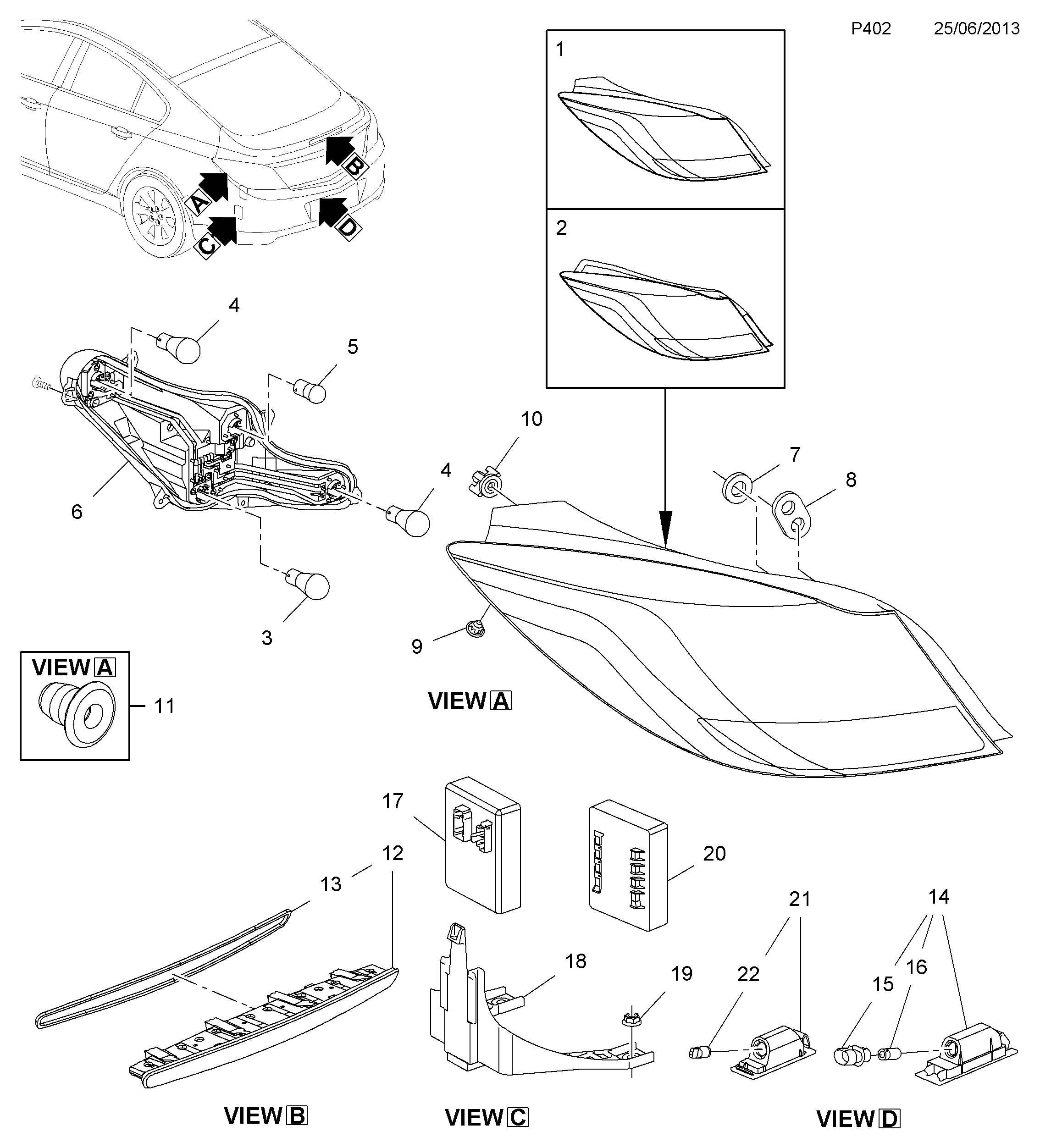 Opel 20 98 345 - Žárovka, osvětlení přístrojů parts5.com