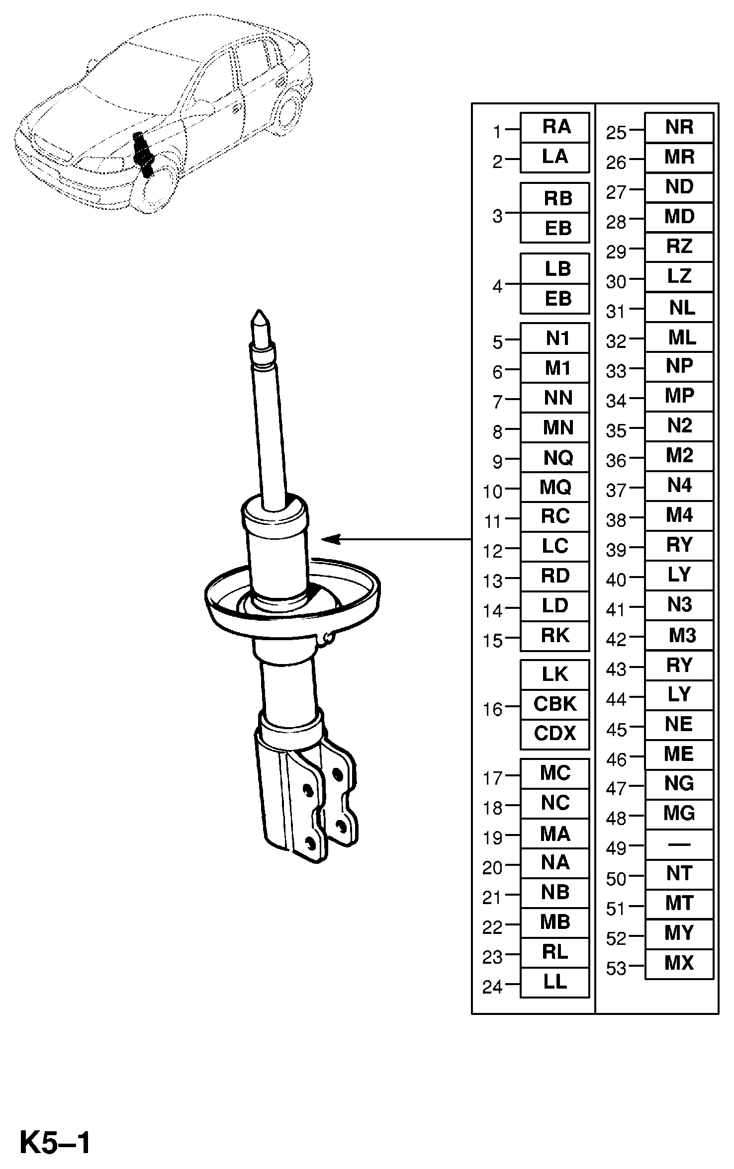 Vauxhall 344016 - Shock Absorber parts5.com