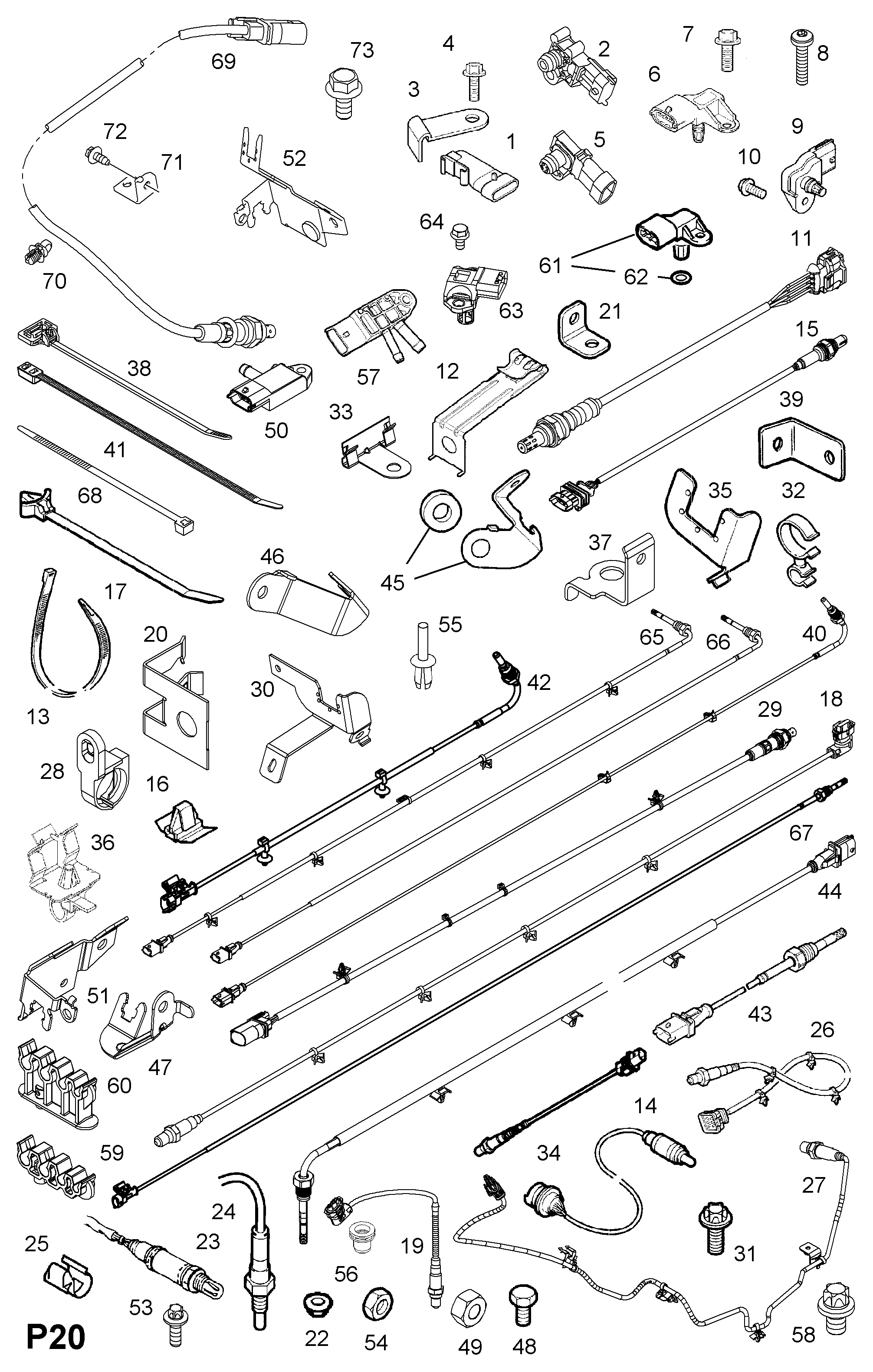 Vauxhall 5855378 - Αισθητήρας λάμδα parts5.com