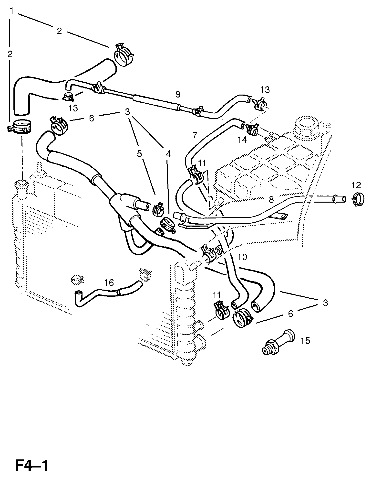 FORD 1337960 - Rešetka hladnjaka parts5.com