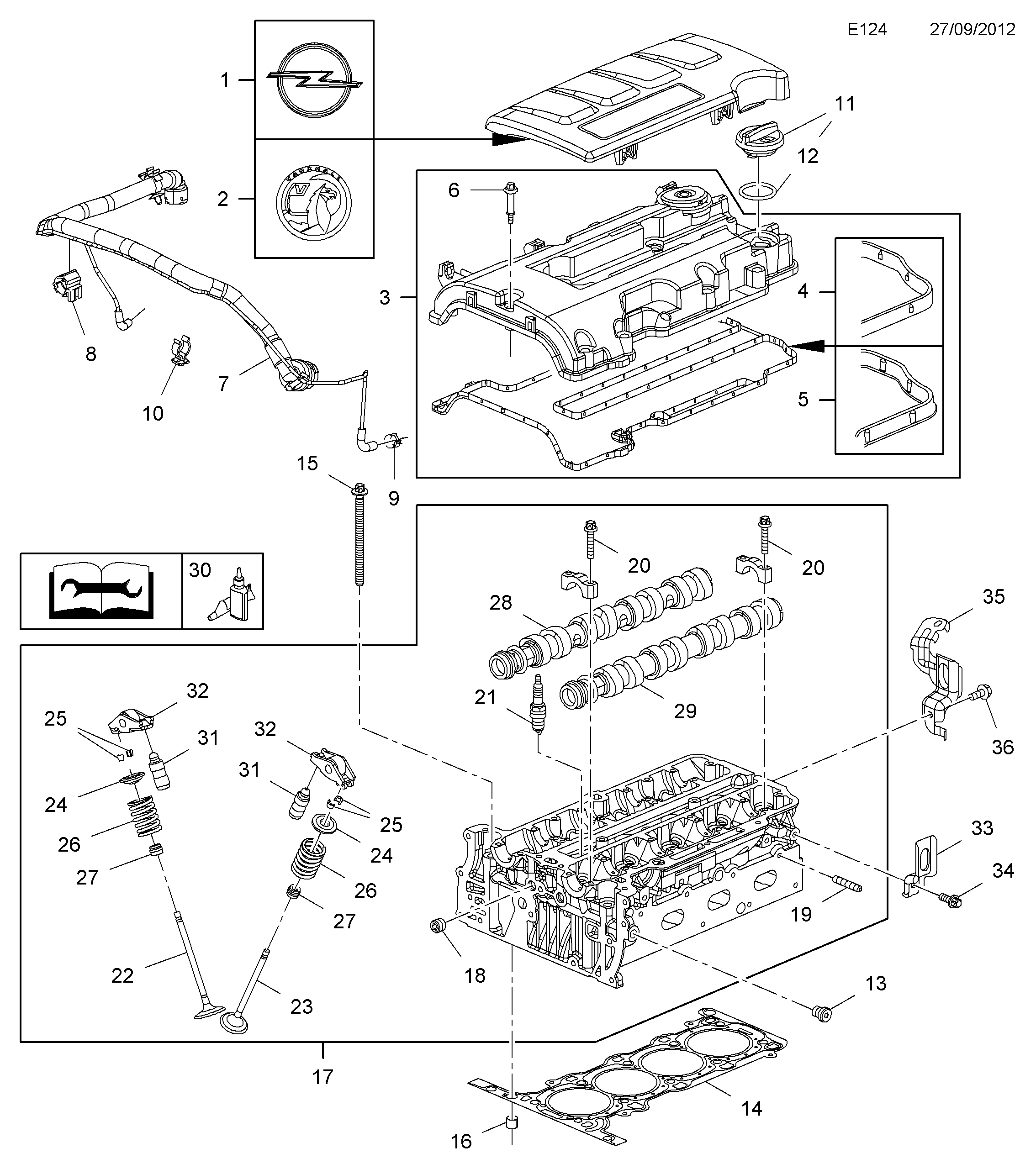 Opel 6 40 013 - Empujador de válvula parts5.com