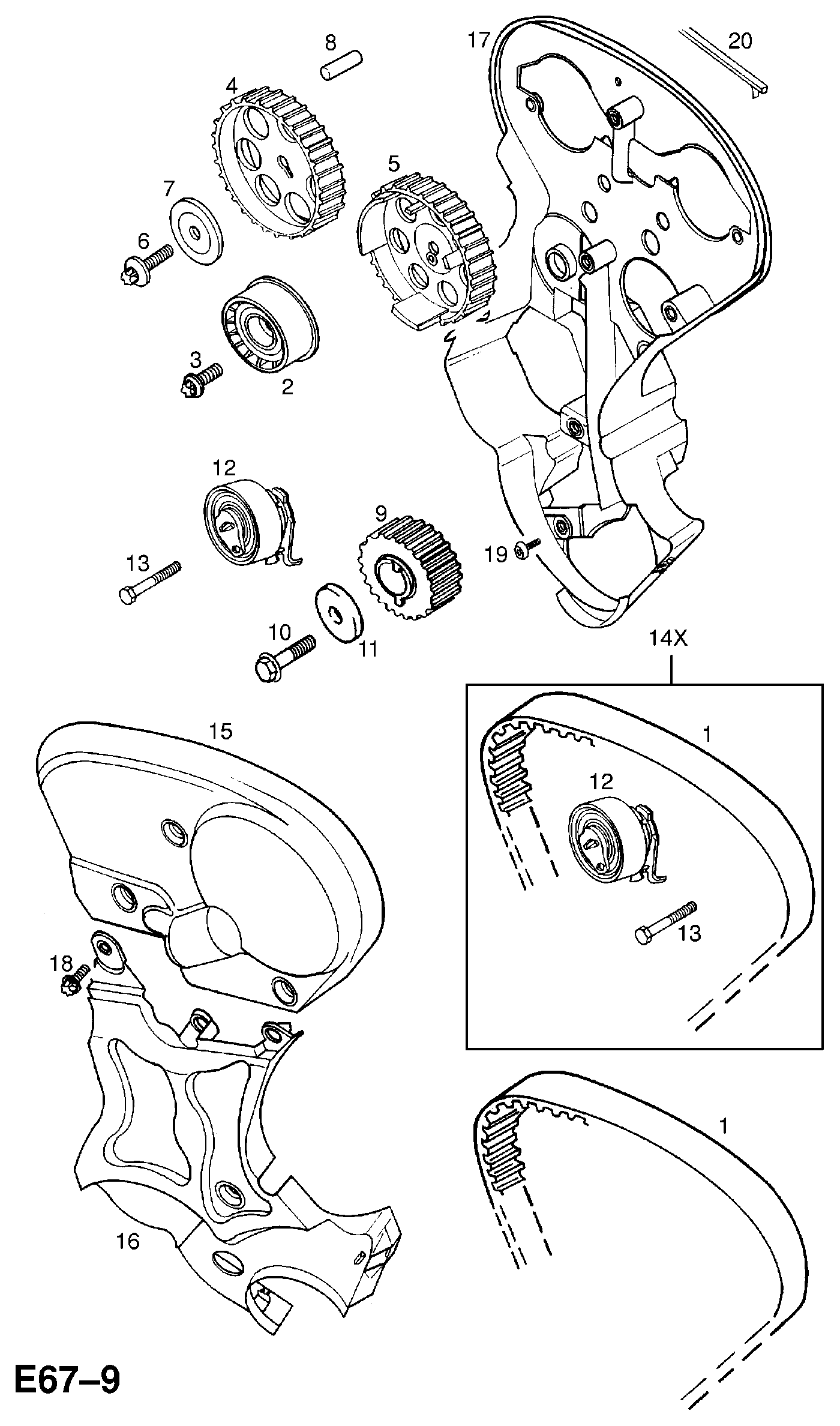 Opel 56 36 362 - Fogasszíj parts5.com