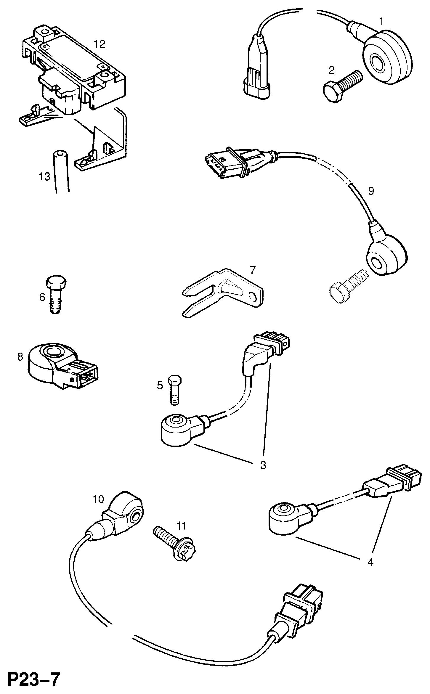 Opel 12 38 788 - Sensor, Ladedruck parts5.com