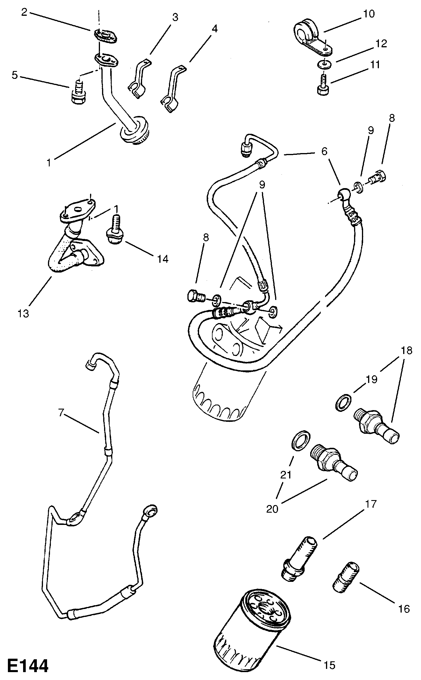 Opel 650372 - Масляный фильтр parts5.com