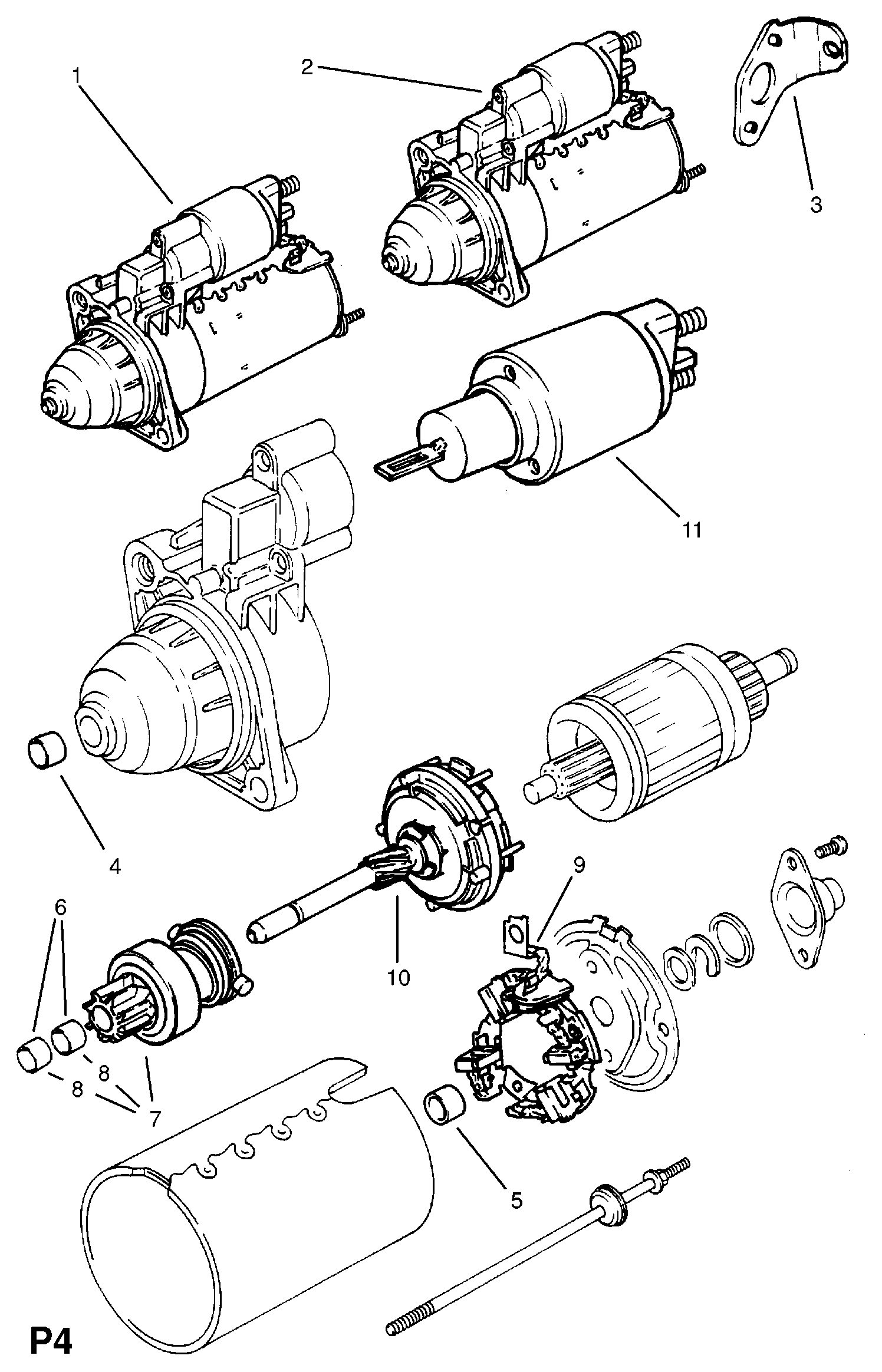 Opel 12 02 000 - Starter parts5.com