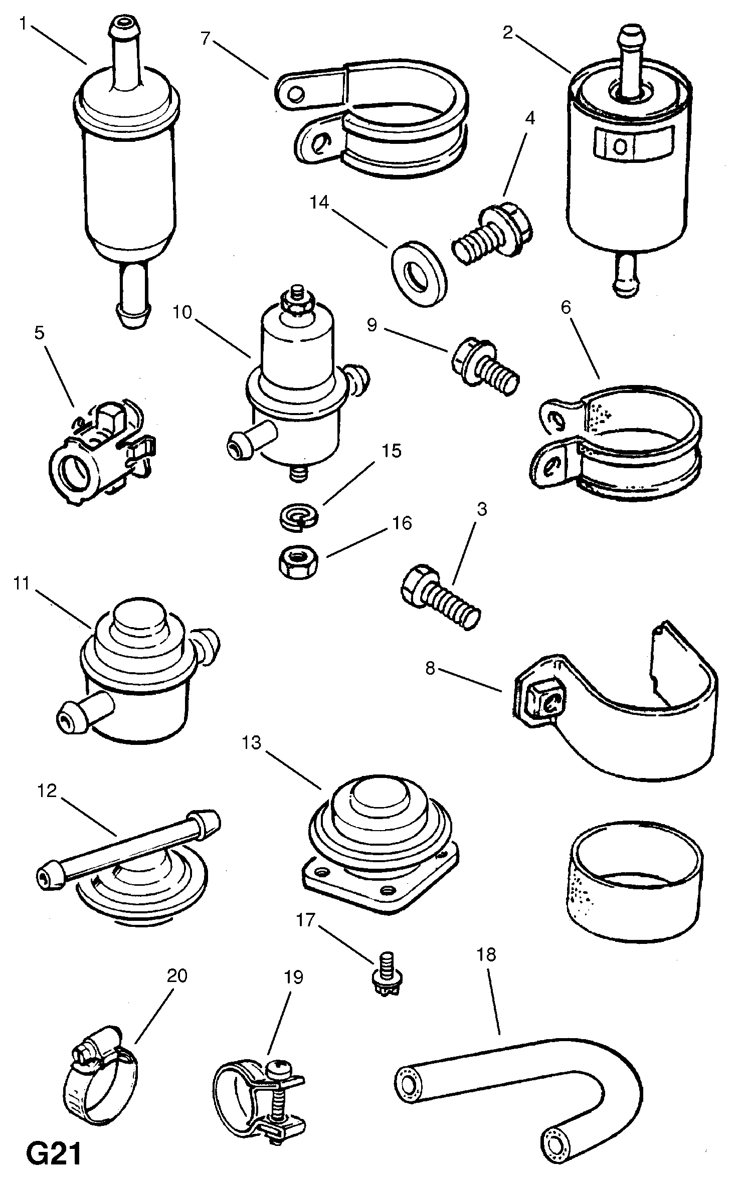 Opel 81 85 02 - Filtru combustibil parts5.com