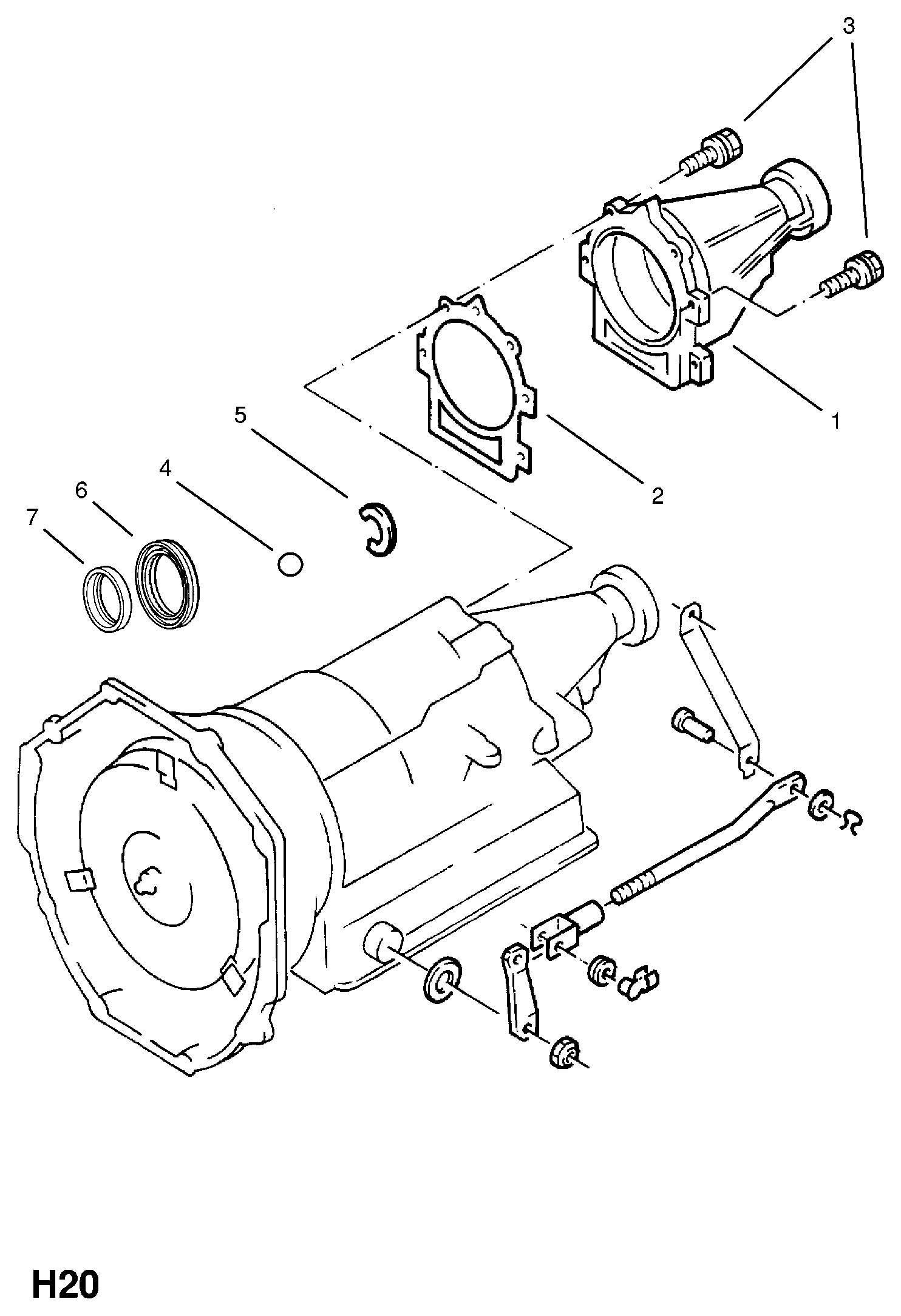 Opel 737232 - Simering, transmisie automata parts5.com