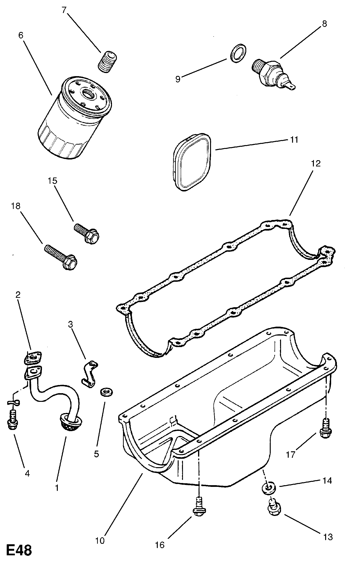 Opel 650400 - Olejový filtr parts5.com