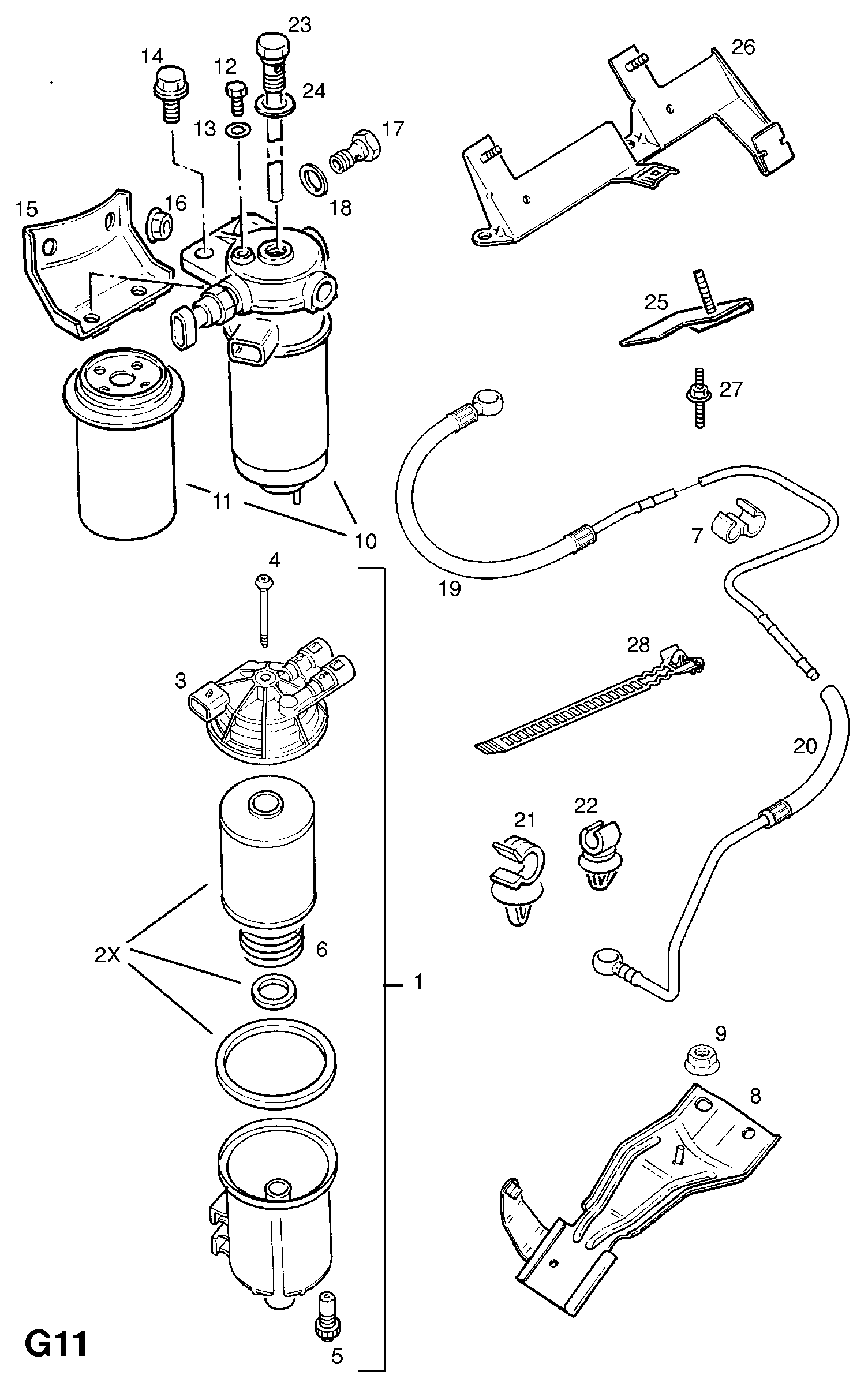 Vauxhall 813565 - Filter za gorivo parts5.com