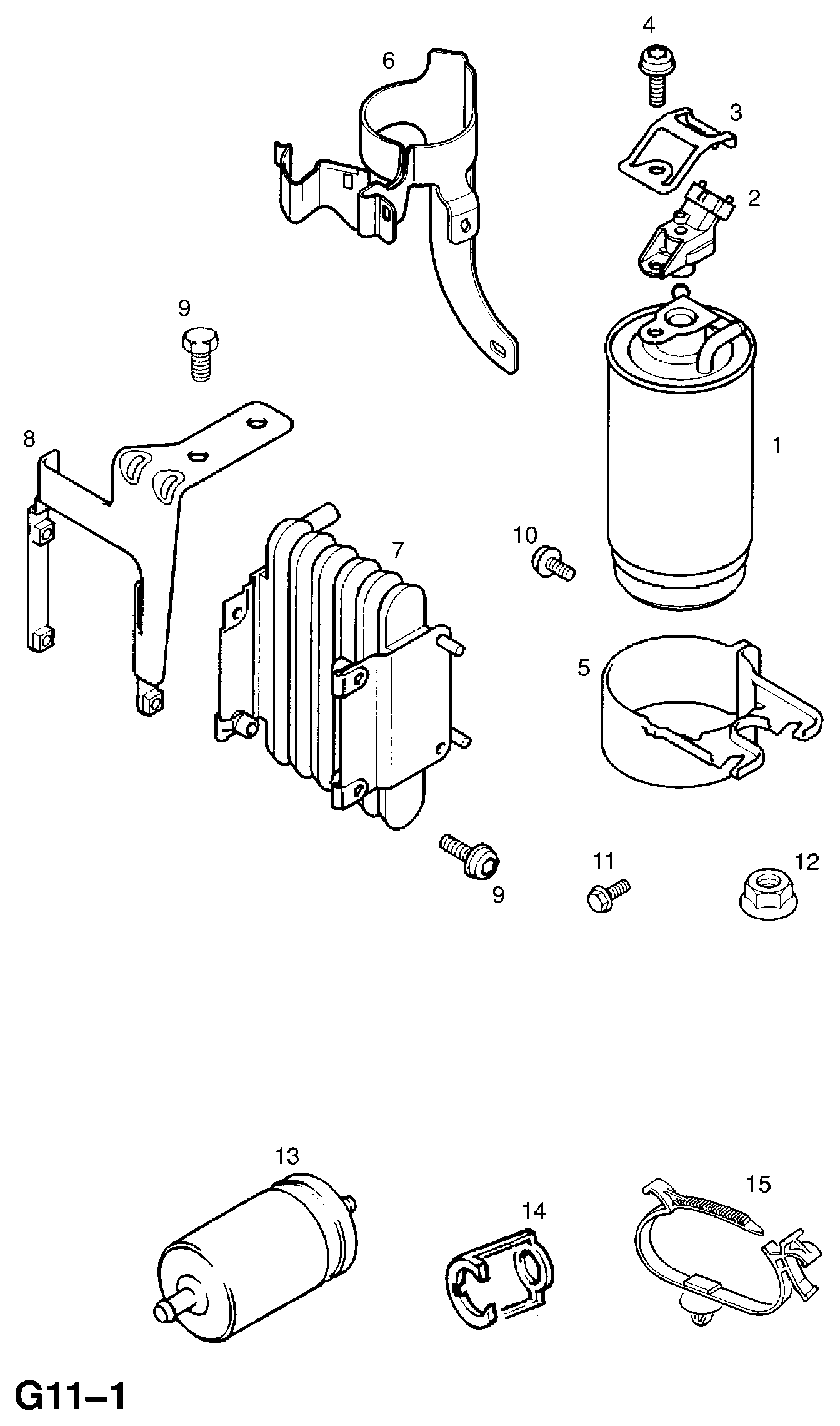 Opel 818514 - Filter za gorivo parts5.com