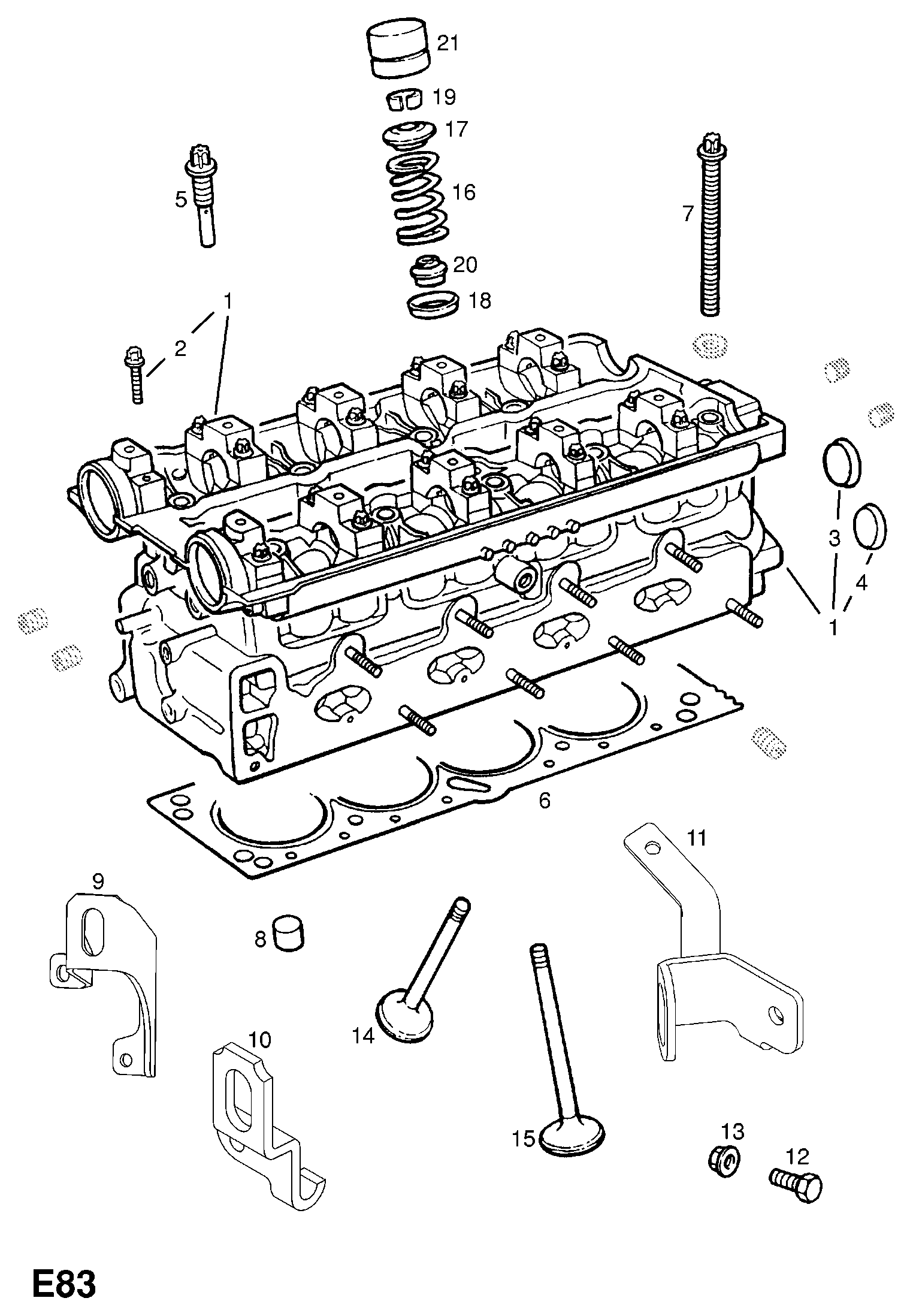 Opel 5640 021 - Culbutor supapa parts5.com