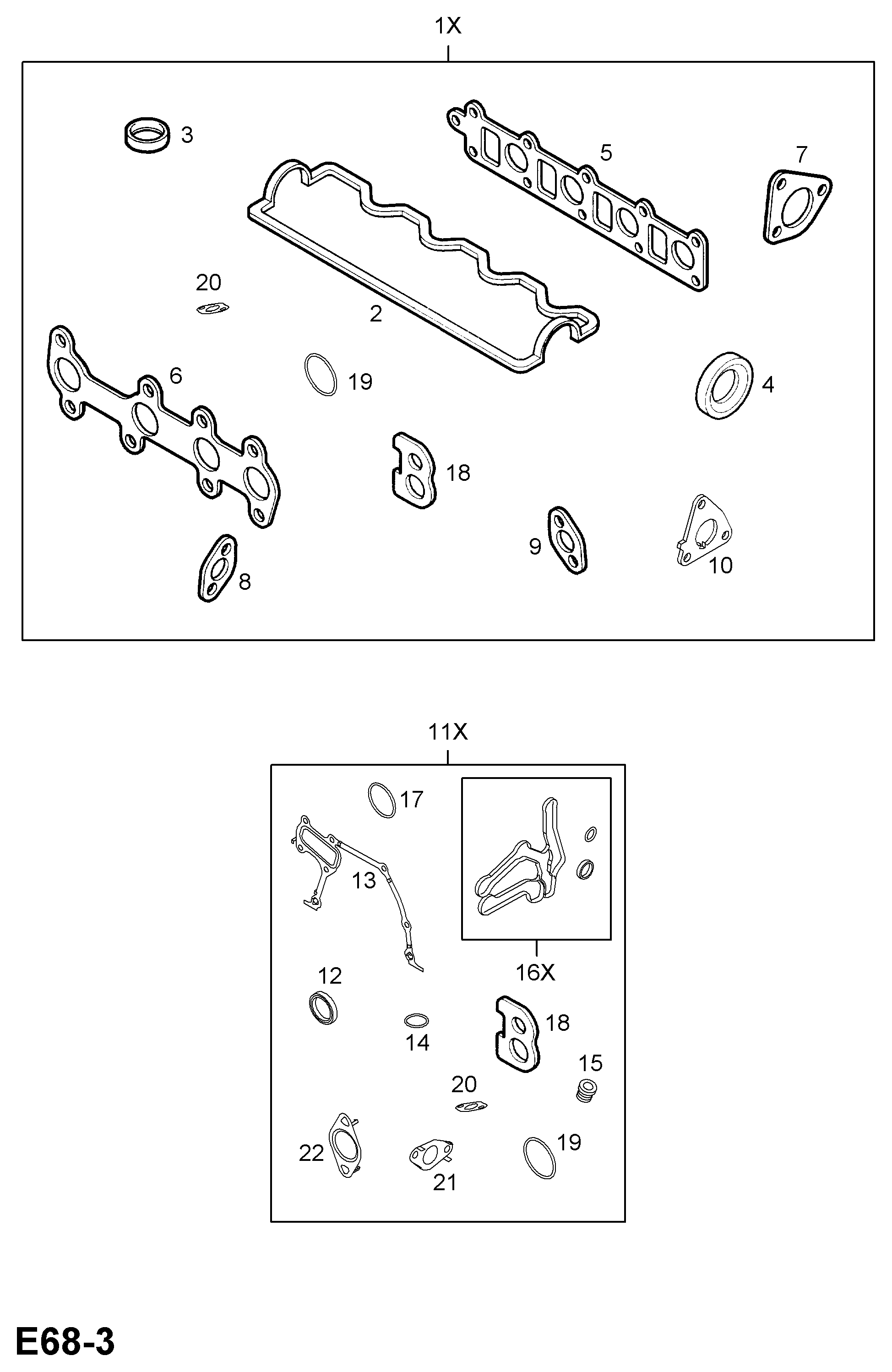 Opel 6 42 505 - Гумичка на клапан, уплътн. пръстен, стъбло на кл. parts5.com